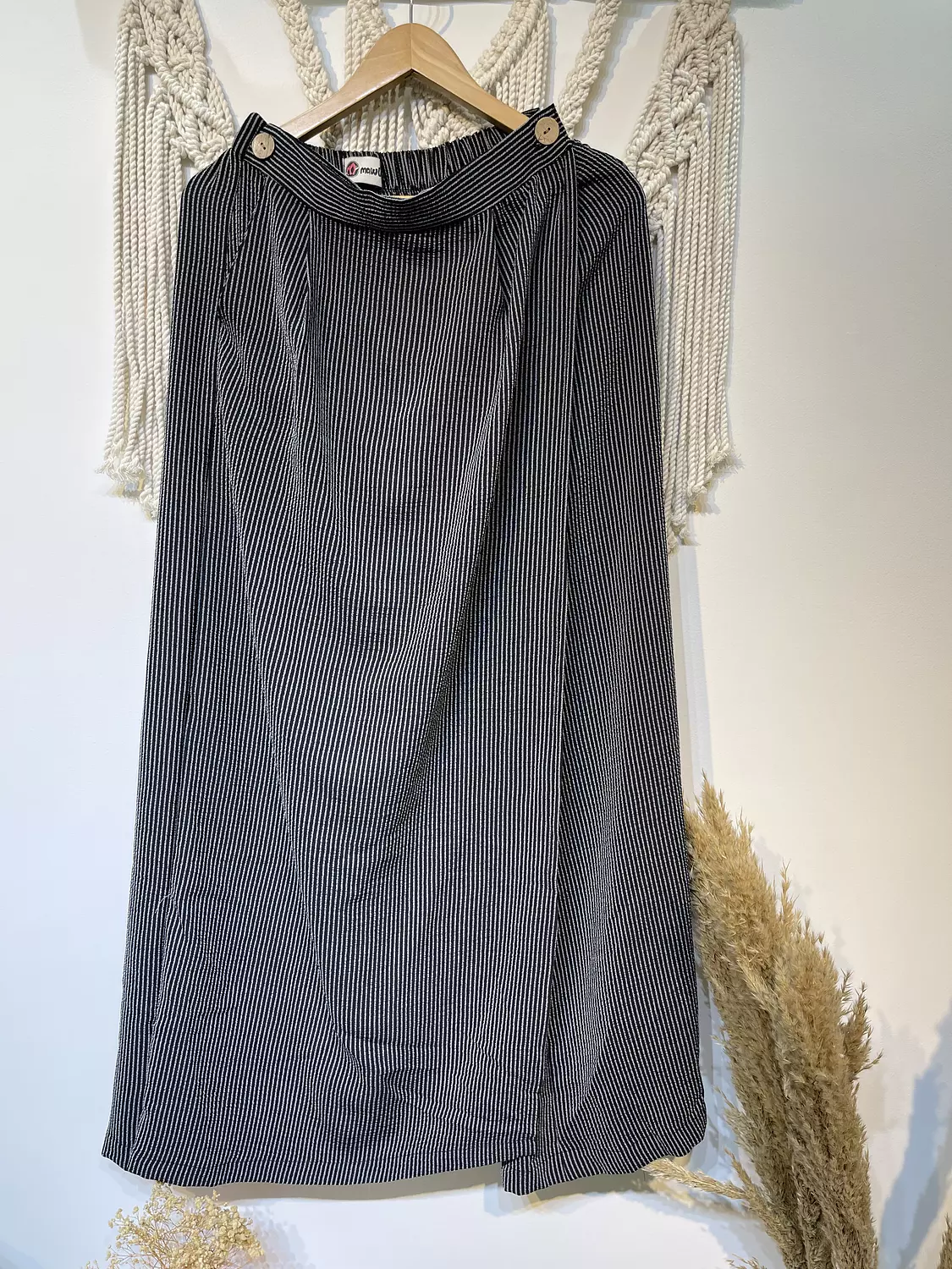 Skirt pants black image