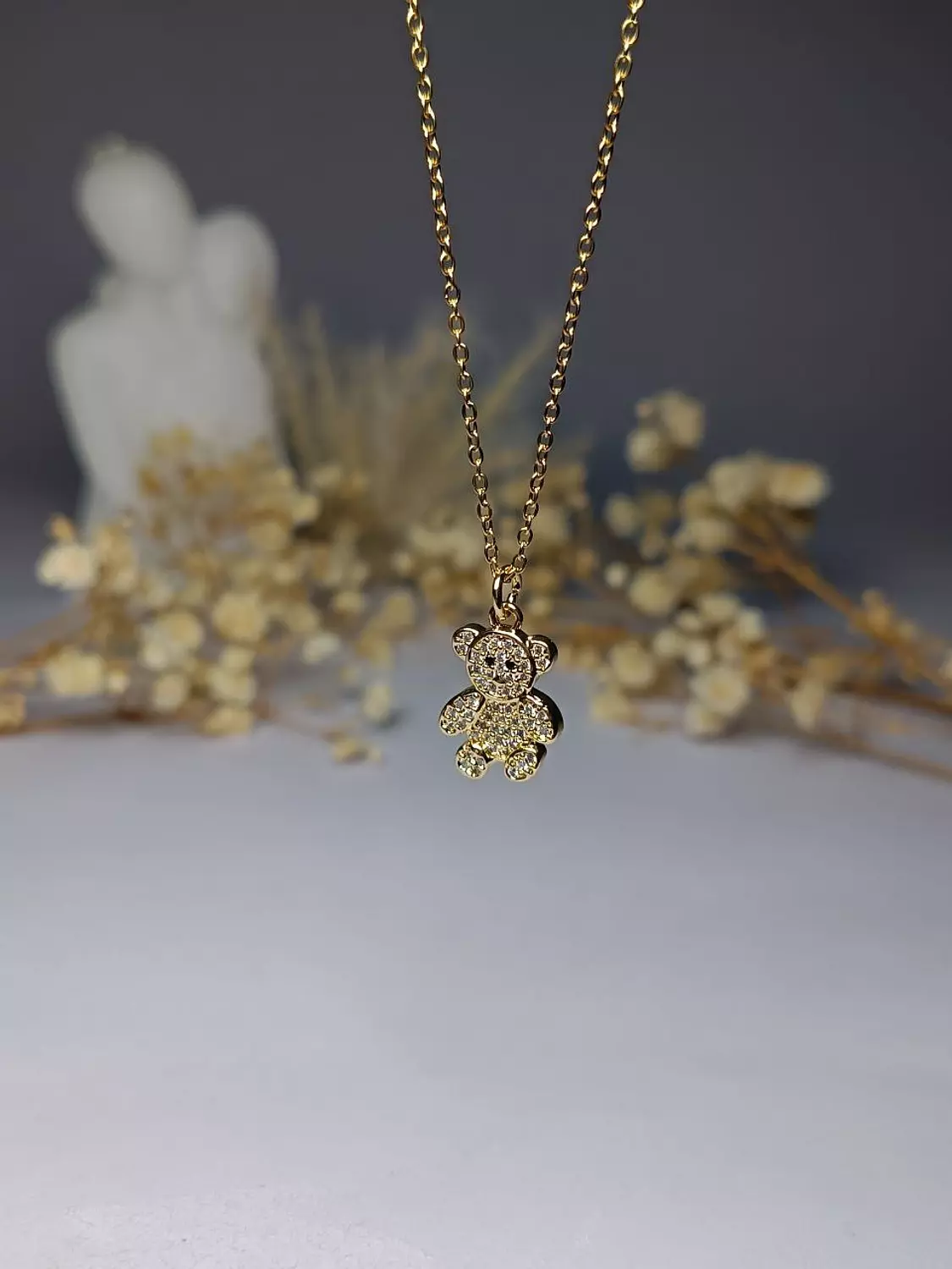 teddy bear necklace 1