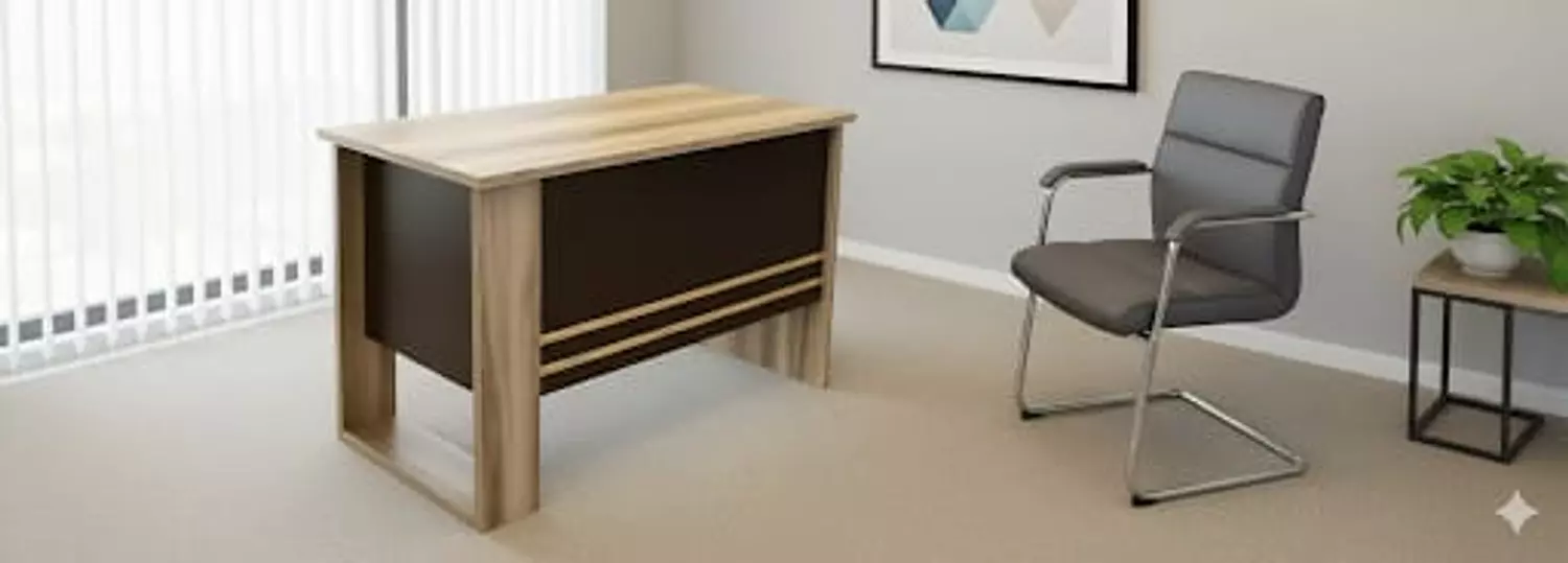 مكتب 120سم  اش*اسود رجل يو!_! بدون وحده image