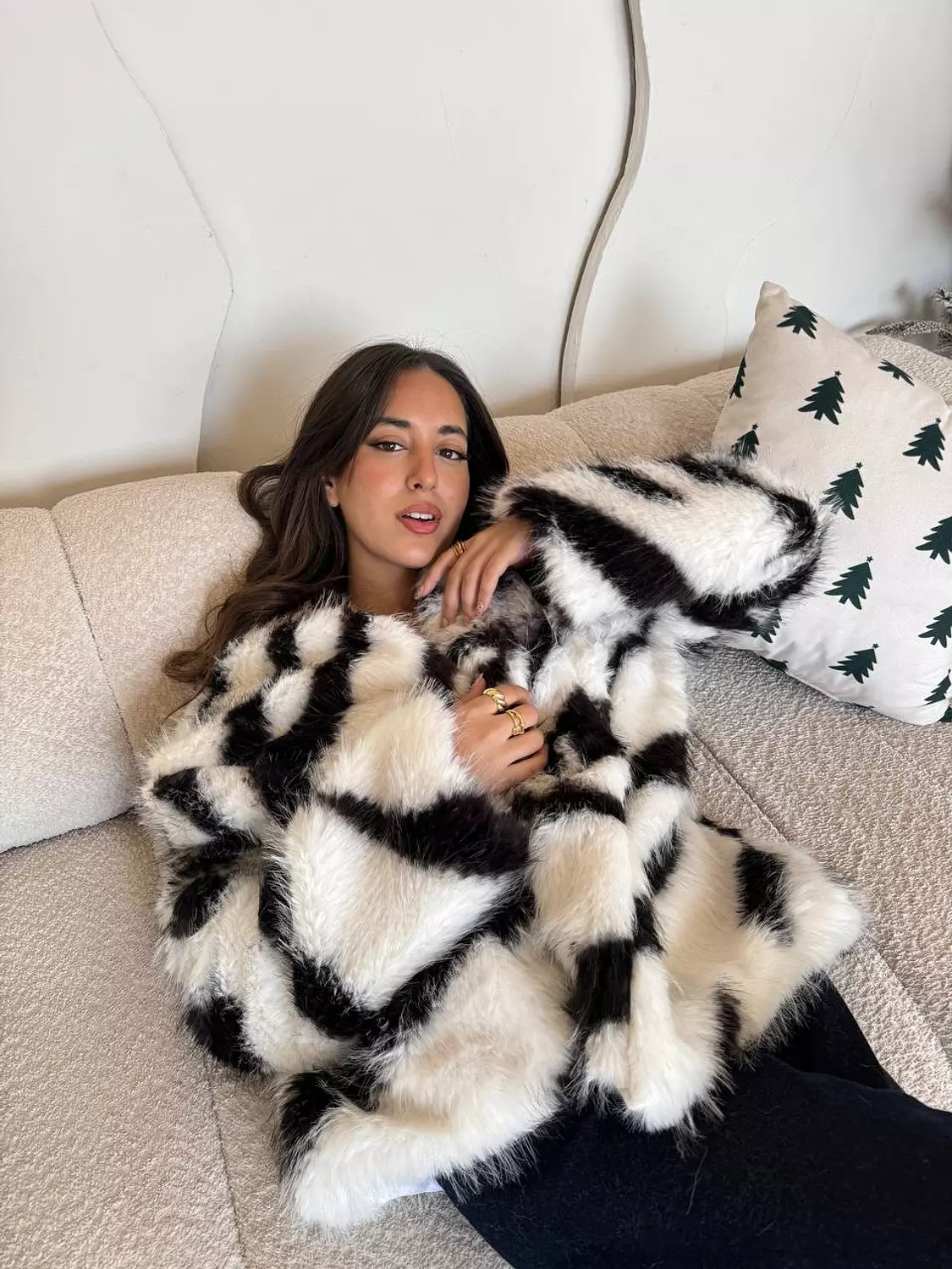 Zebra Fur Jacket 1