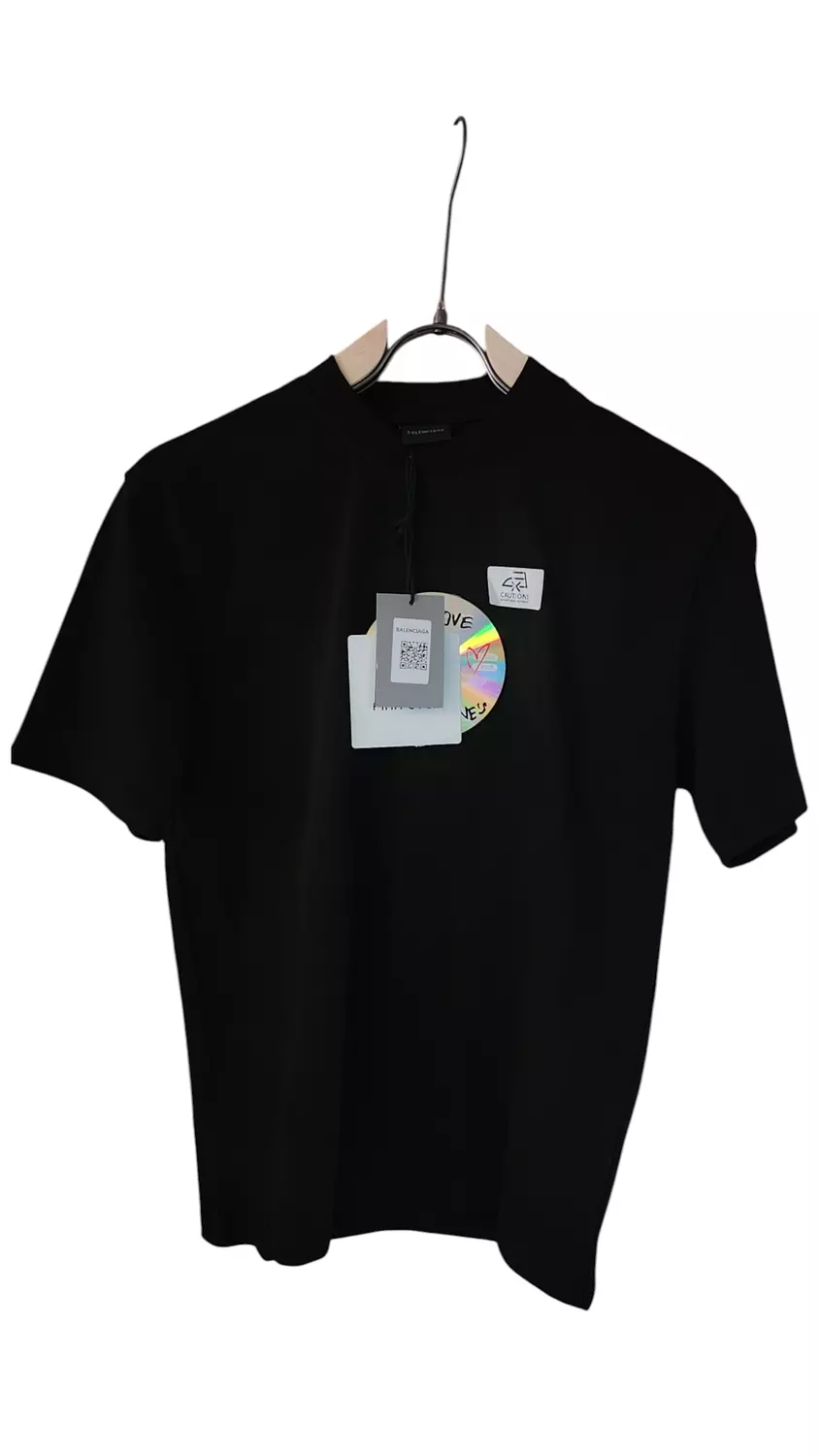 New Balenciaga Patch CD T-shirt 2
