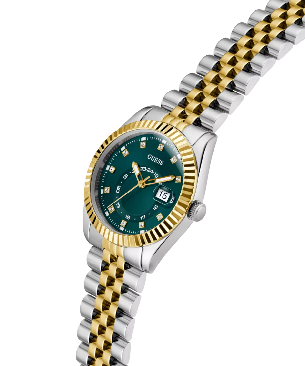 GUESS Ladies Jada 2-Tone Multi-function Date Watch 4