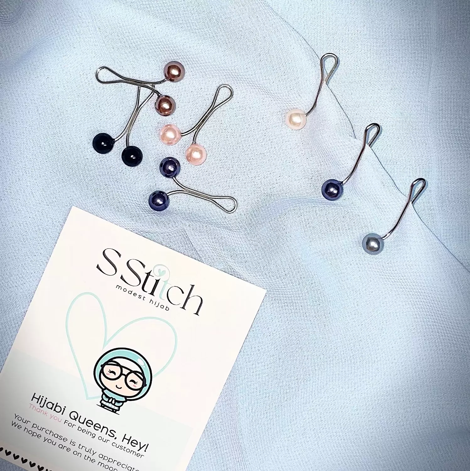 Scarf-Friendly Hijab Pins image