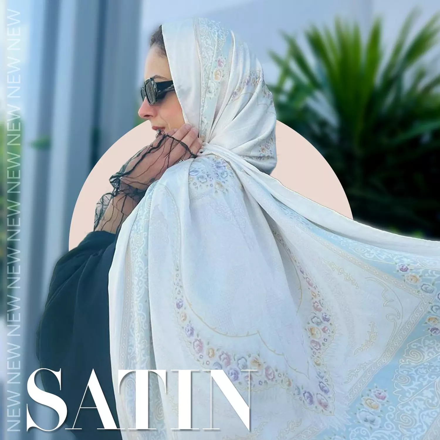 Agne Satin Scarf image
