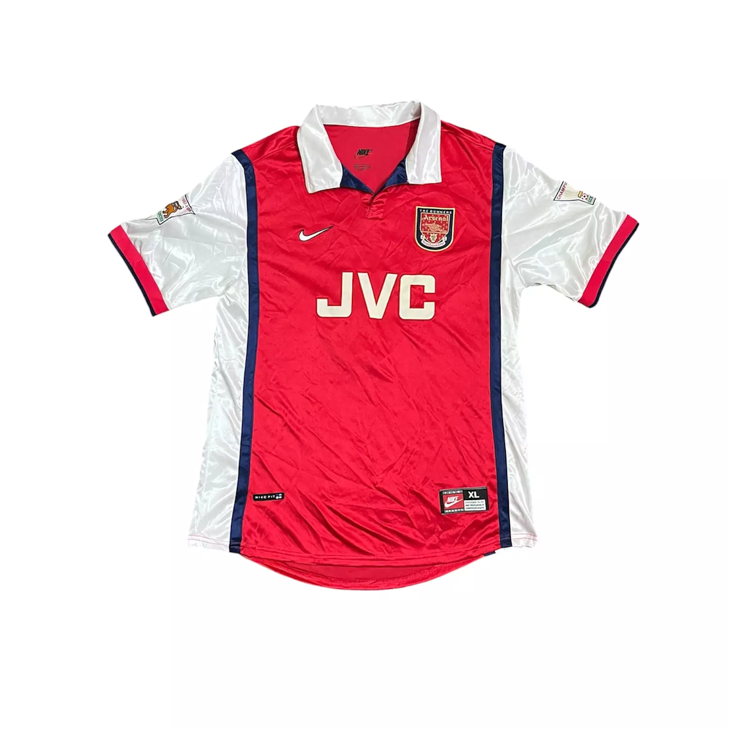  Nike Arsenal 1998-99 retro home shirt image