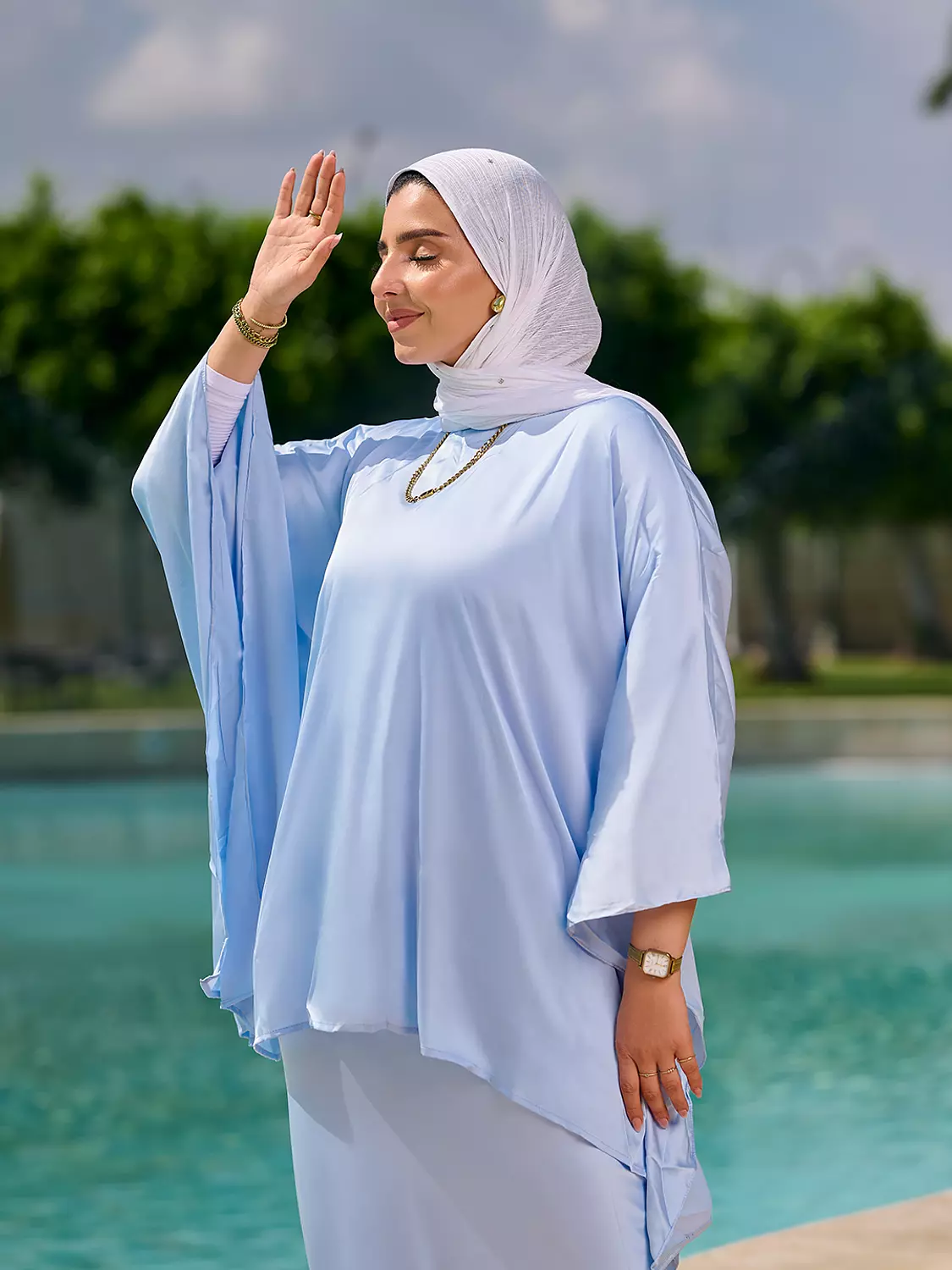 Soiree Suit in Baby Blue 9