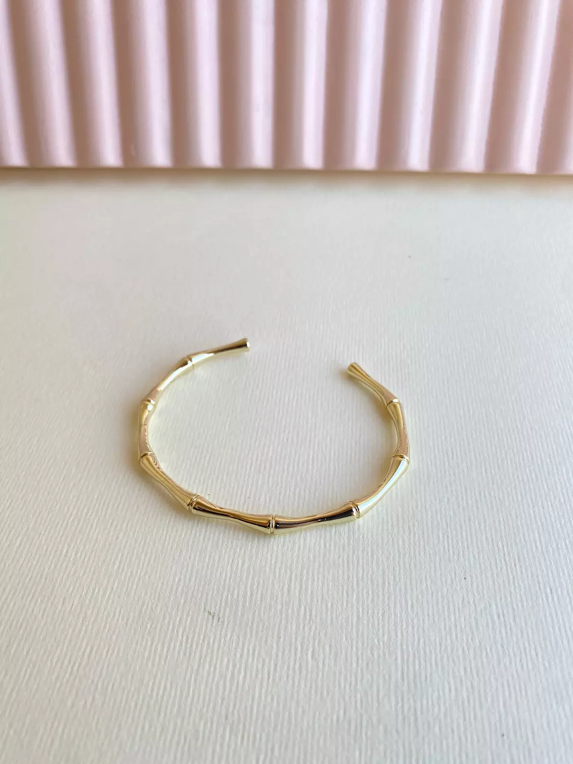 Gold link glow bangle 2