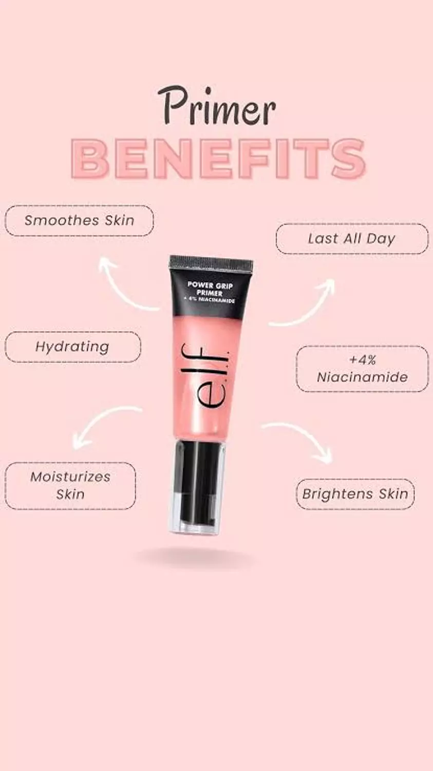E.l.f. Power Grip Primer + 4% Niacinamide - 0.811 Fl Oz 2