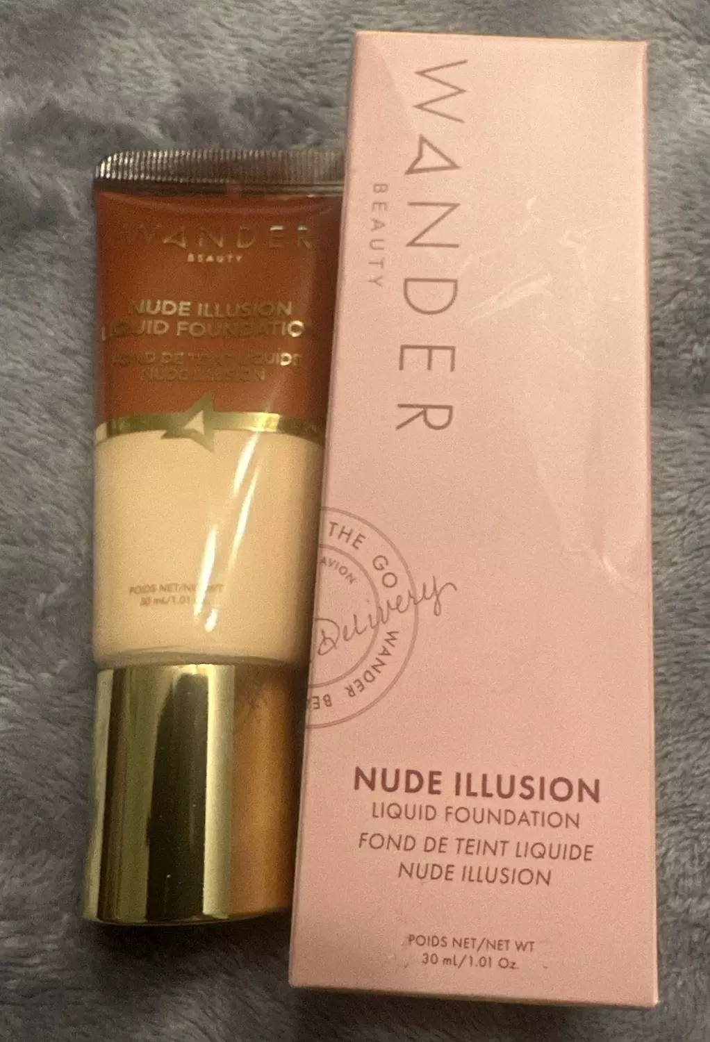 wander nude illusion liquid foundation mini size image