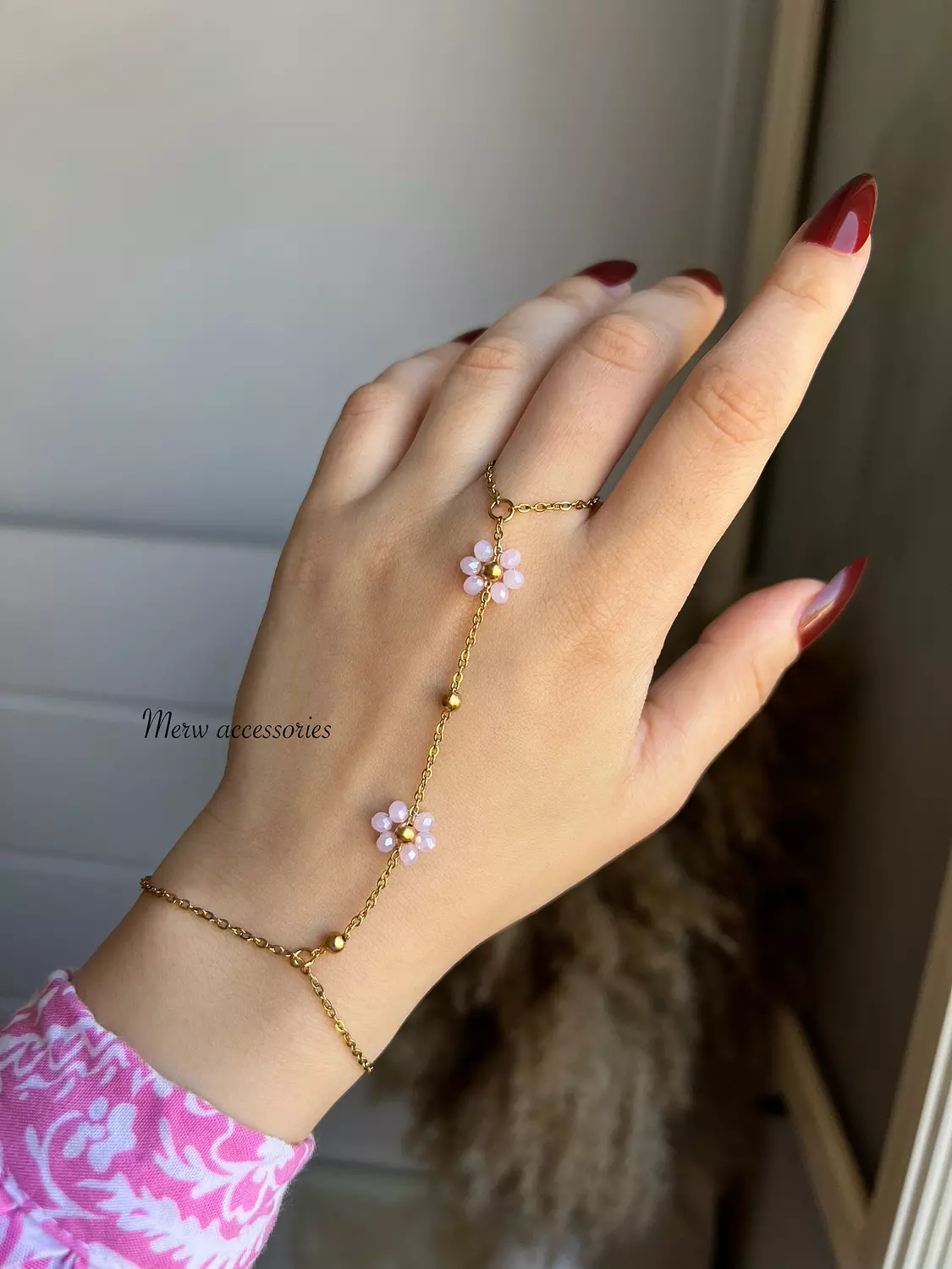 Floral hand chain  image