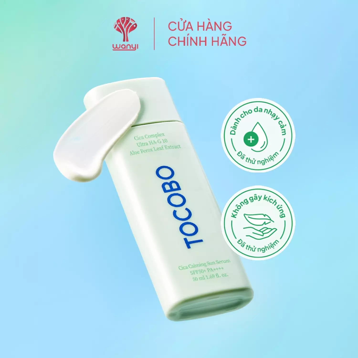 Tocobo_Cica Calming Sun Serum Spf50+ Pa++++ hover image