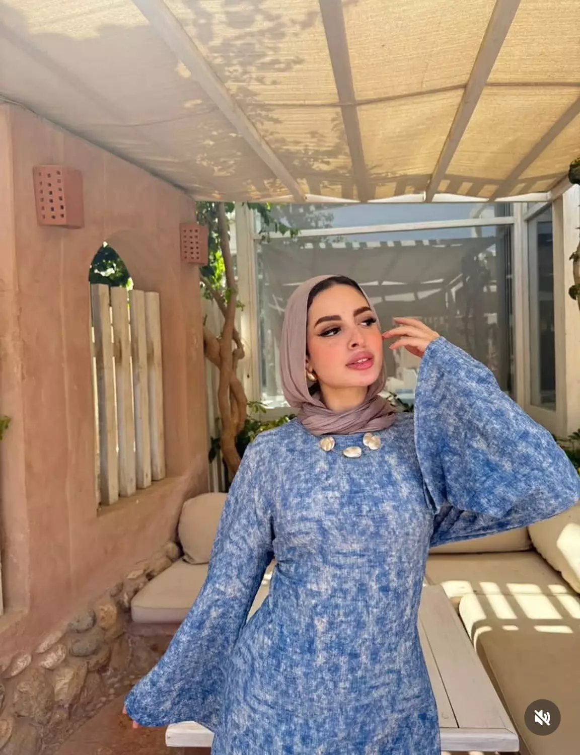 Blue waves dress  5