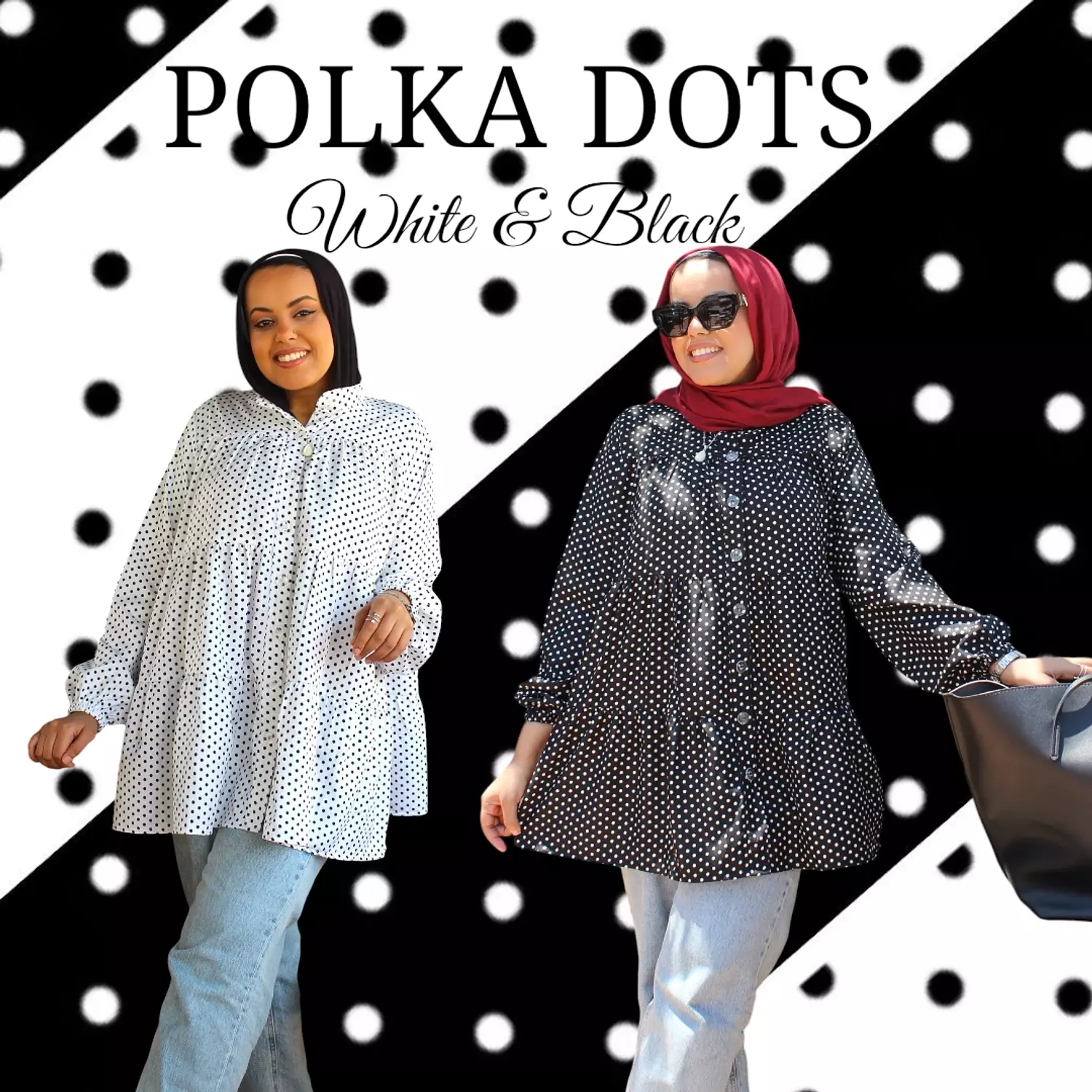 Ruffled Polka Dots Blouse 🤍  16