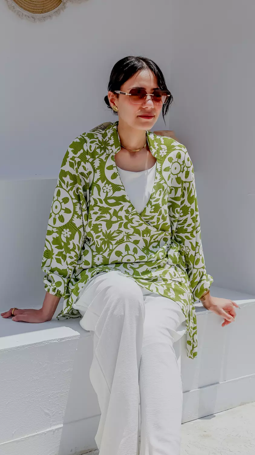 Flora Wrap Blouse image