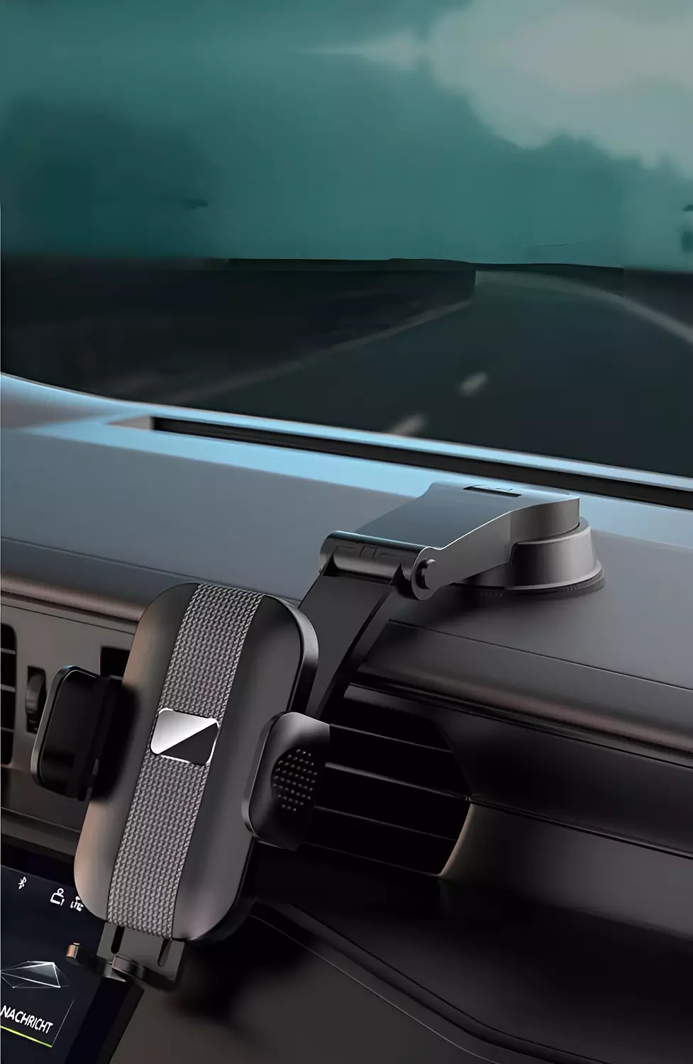 VABI D15 Car Phone Holder - Adhesive Mount and 360-Degree Rotation 5