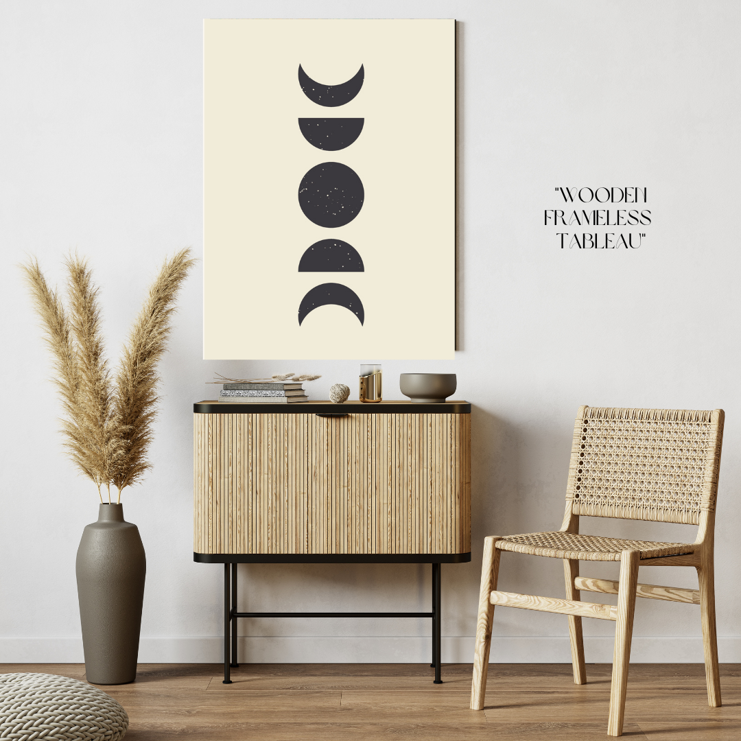 Frameless Printed wooden Tableau P.G644