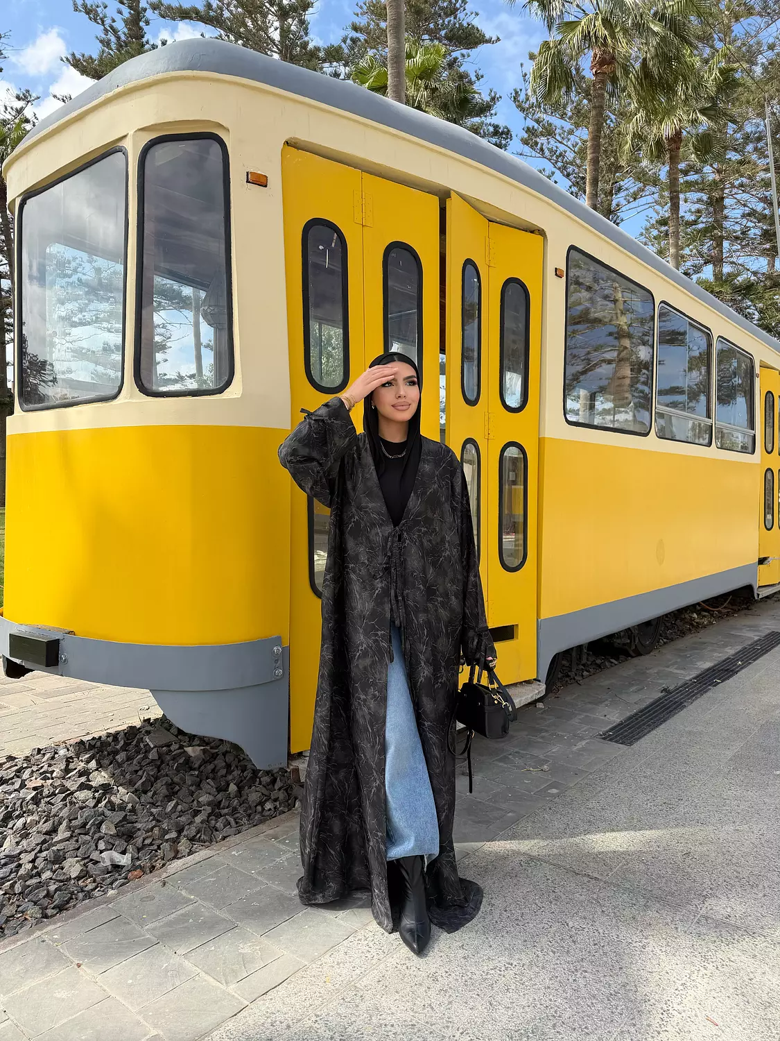 Black Marble Cardigan hover image
