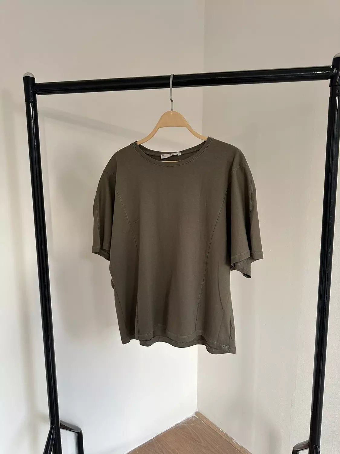 Olive oversize T-shirt  image