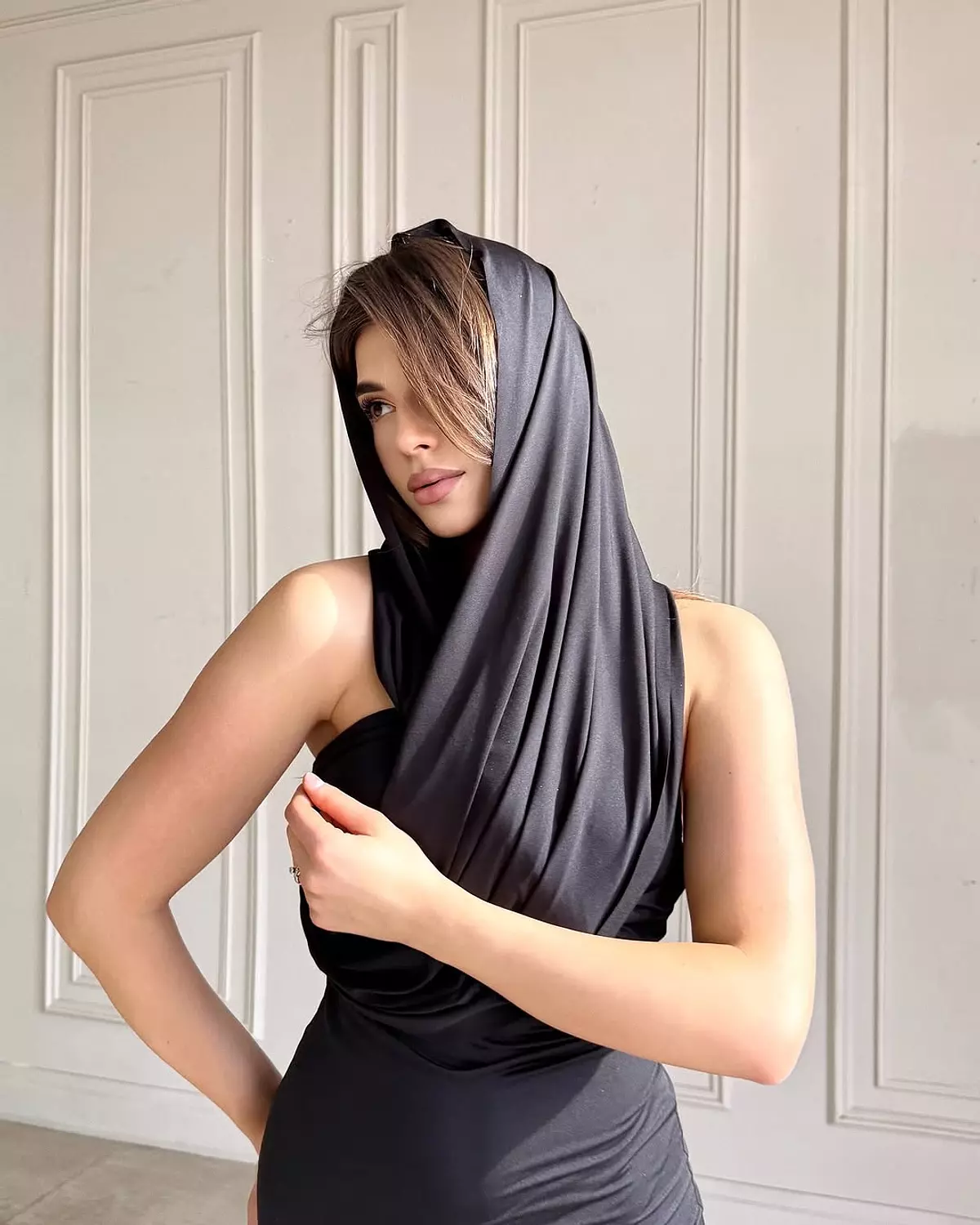 Hooded Wrap Dress 3