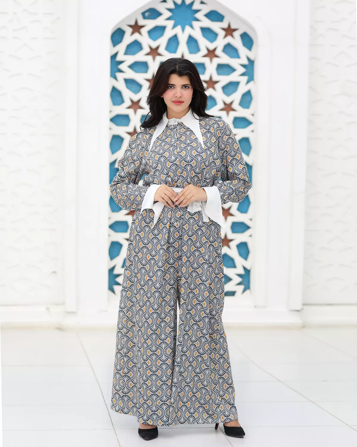Moon flower jumpsuit hover image