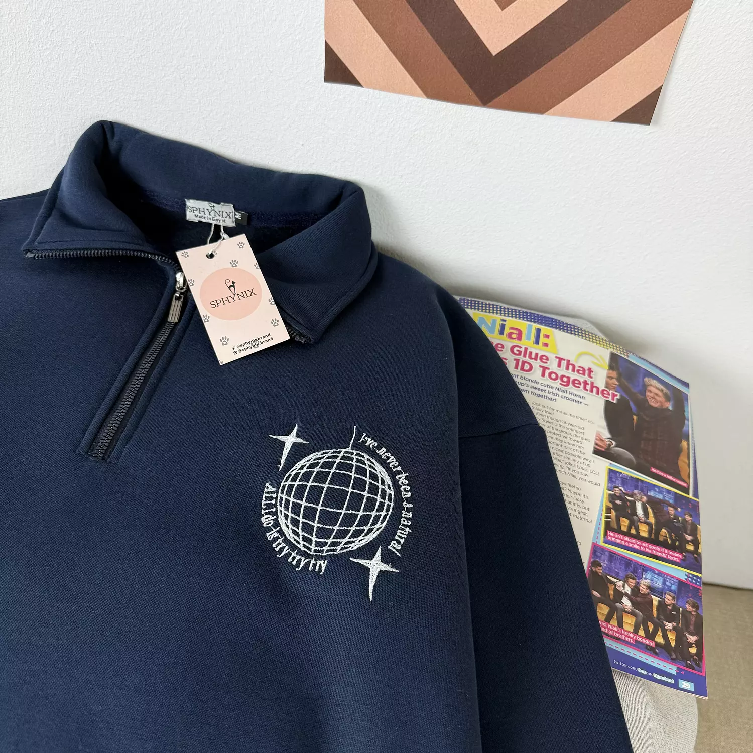 Quarter Zip Up Sweatshirt 3
