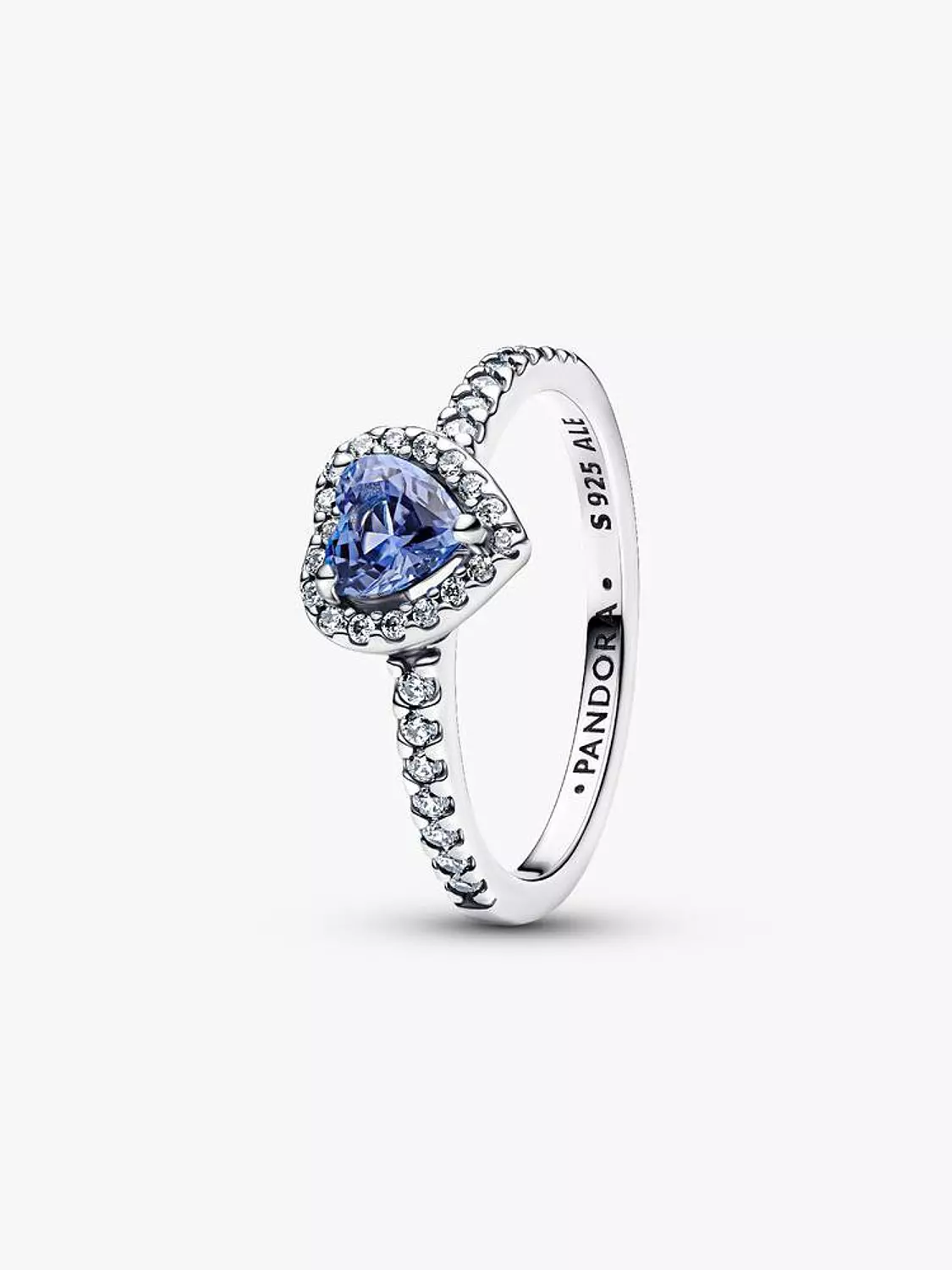  Sparkling Elevated Heart Ring image