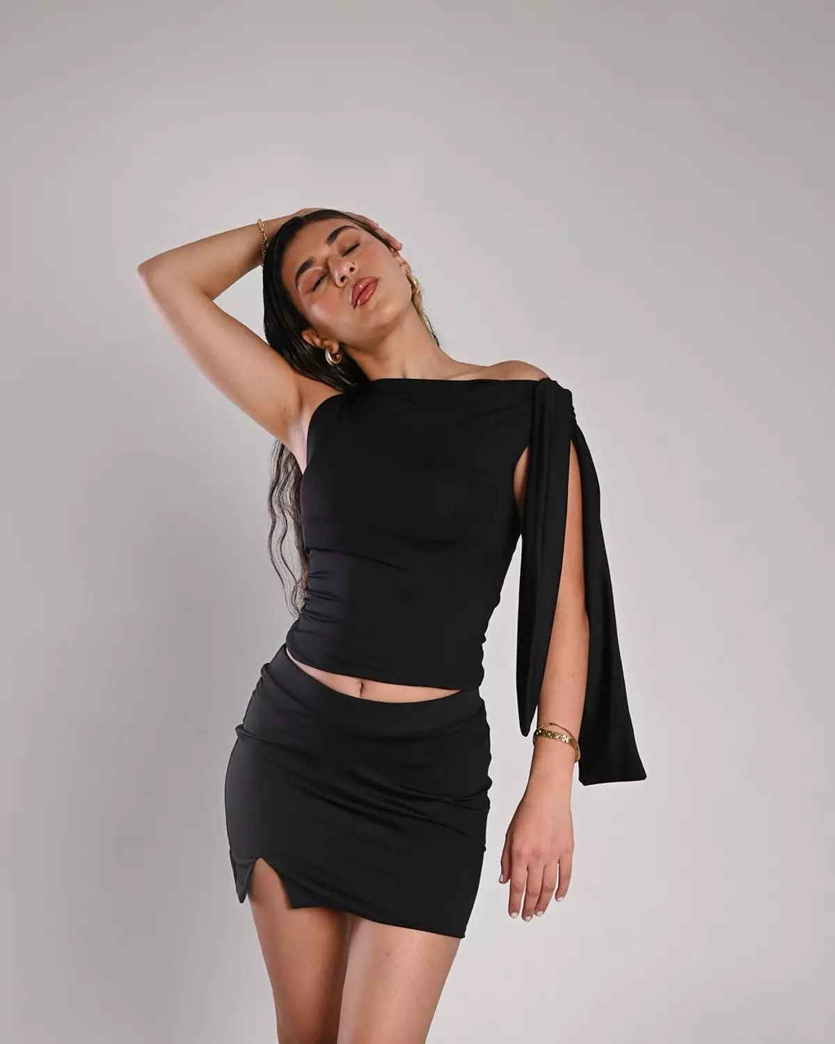 Knotted top in midnight  2