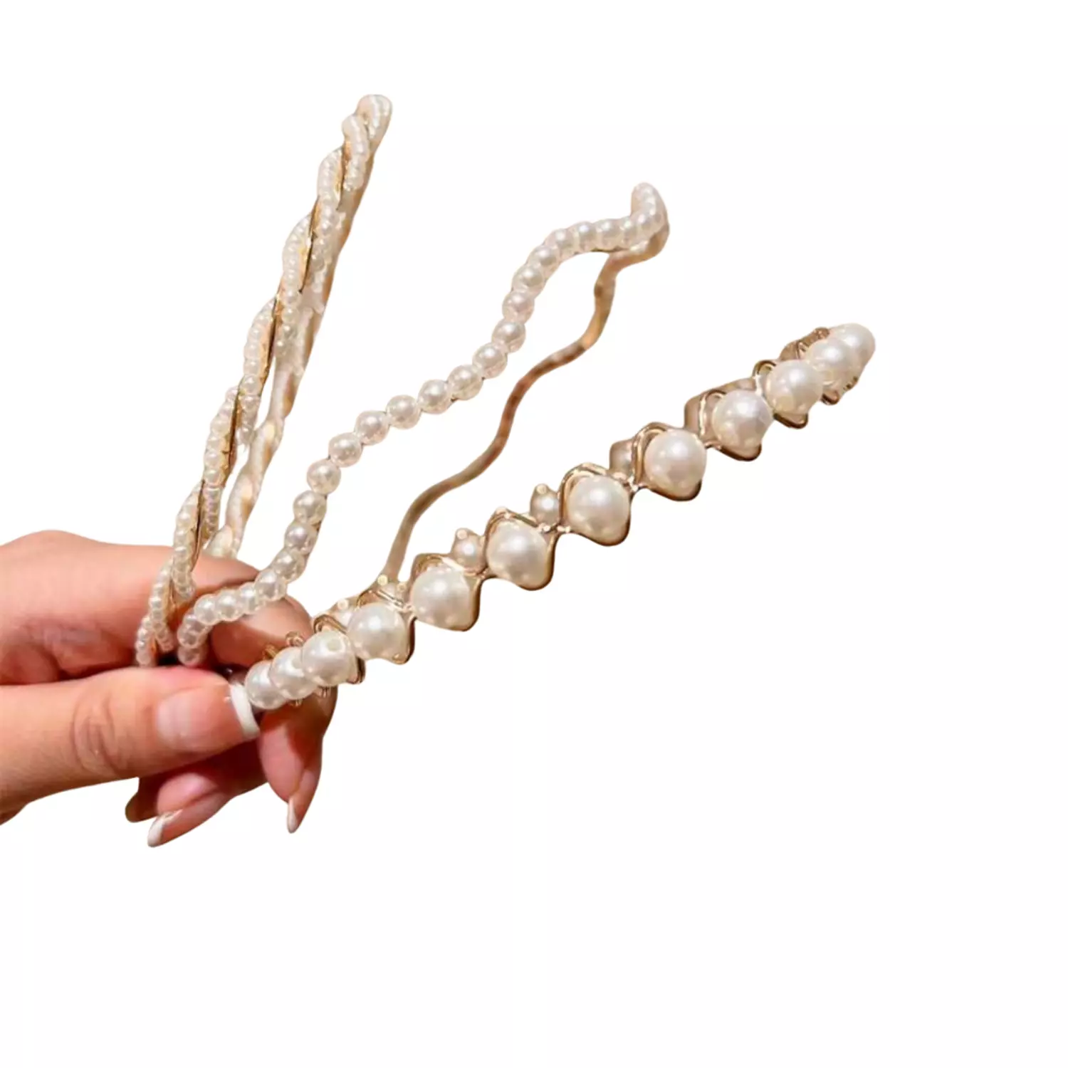 Minimalist Faux Pearl 1 Pc Headband 1
