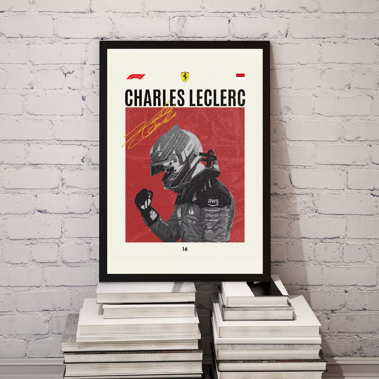 Charles Leclerc Legendary Frame image