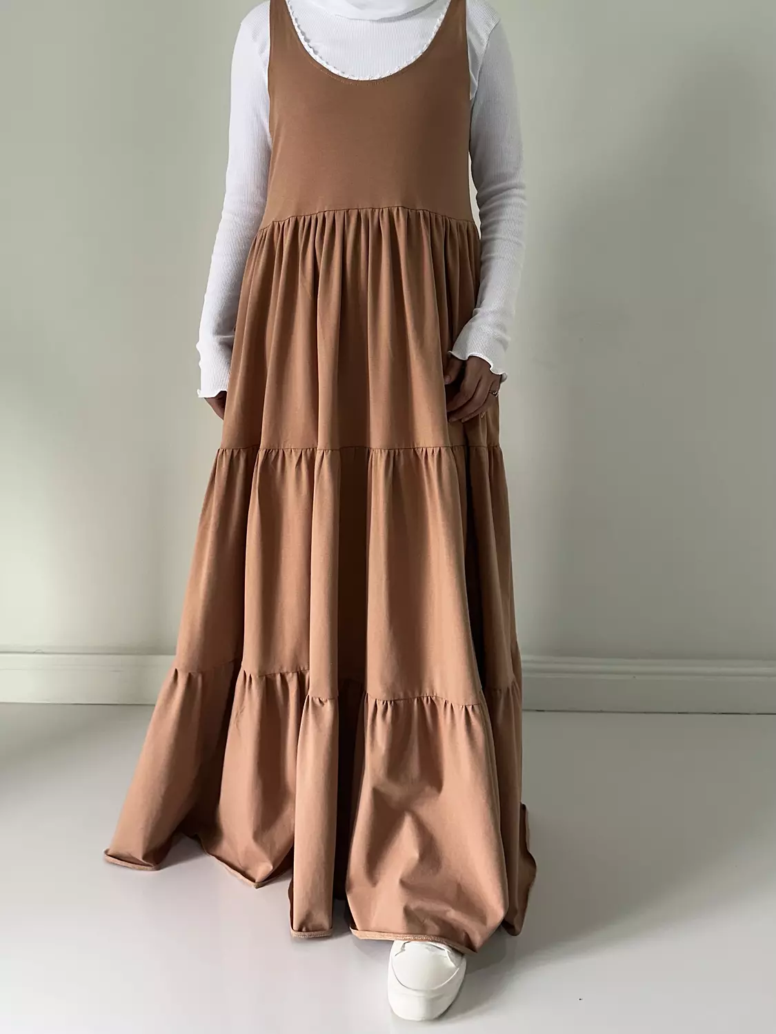 Orang ruffles cotton dress (T)  3