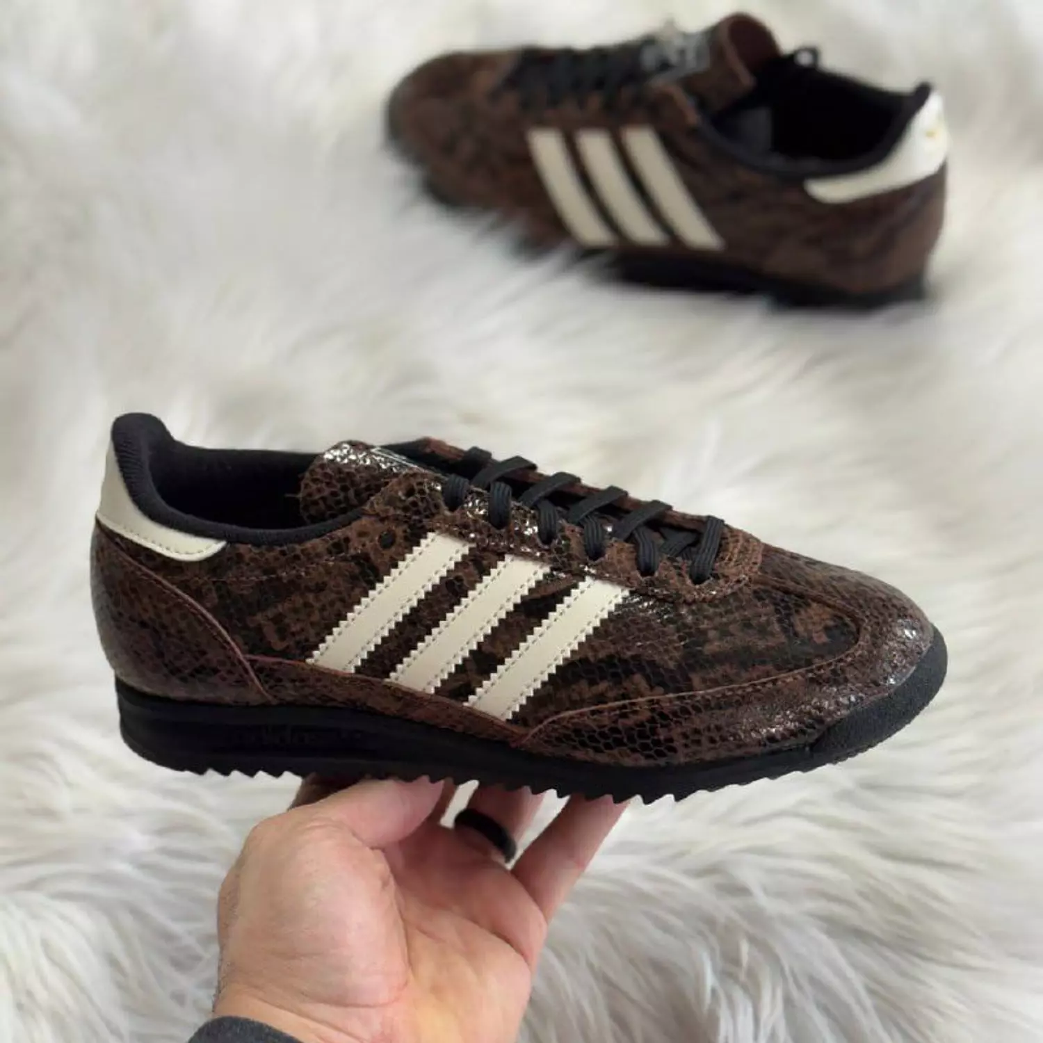 adidas sl 72 og snakeskin preloved brown 2