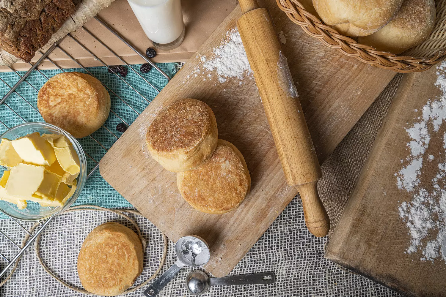 Whole Wheat English Muffins (pack of 4) 4