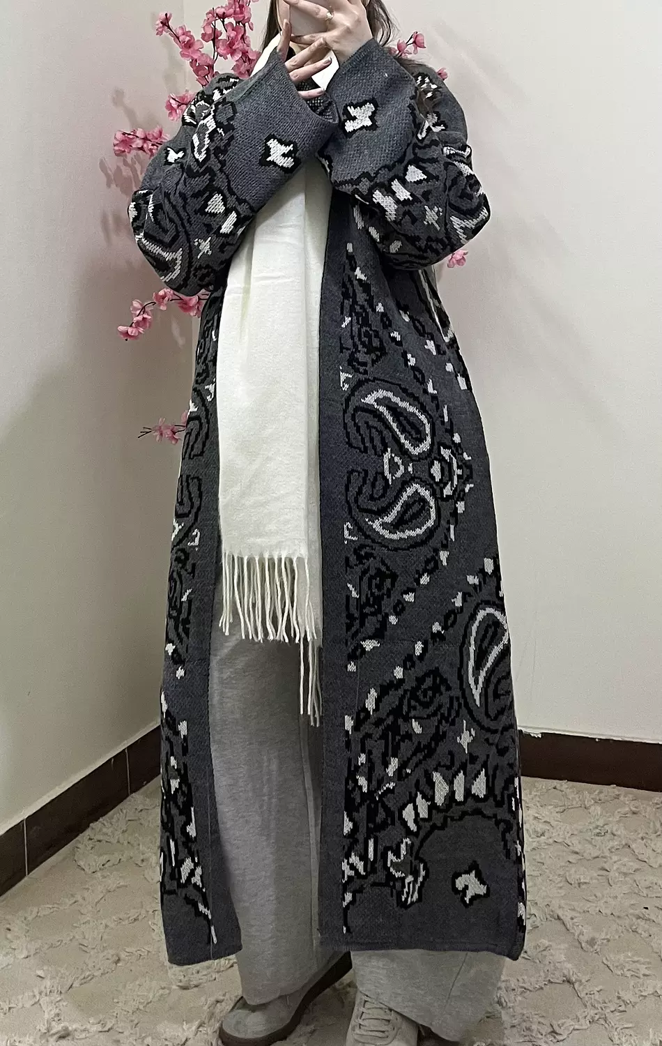 The muse grey cardigan image