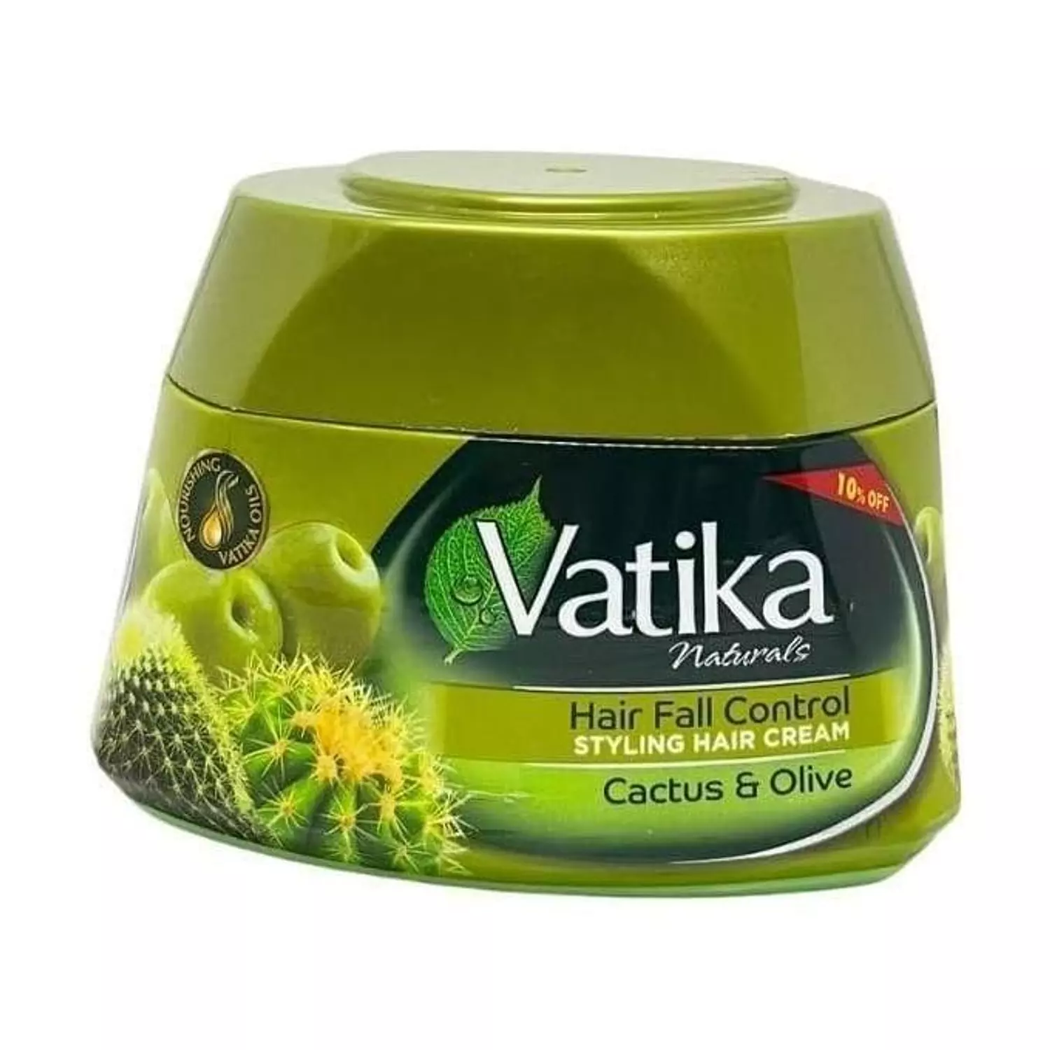OFFER - VATIKA STYLING HAIR CREAM WITH CACTUS & OLIVE 65 ML 10% OFF image