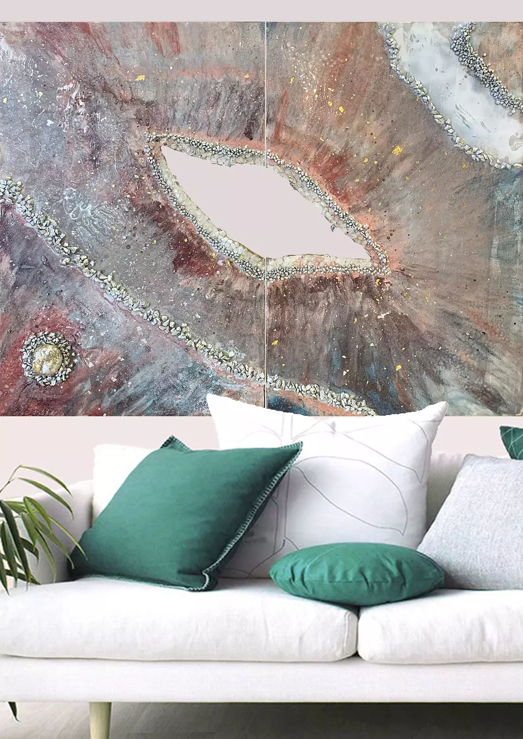 Resin galaxy tableau image