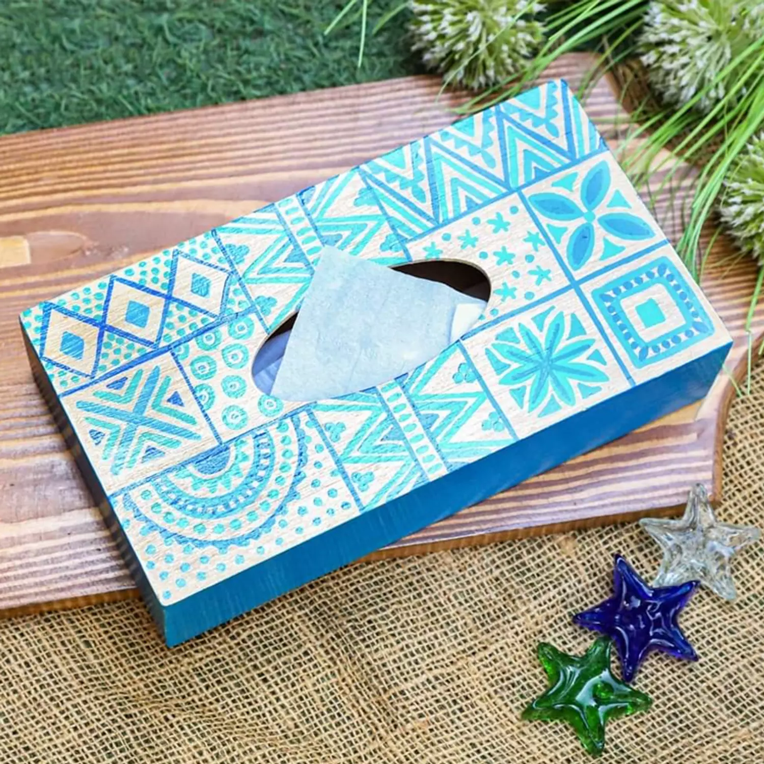 Tissue box - Gigi blue image