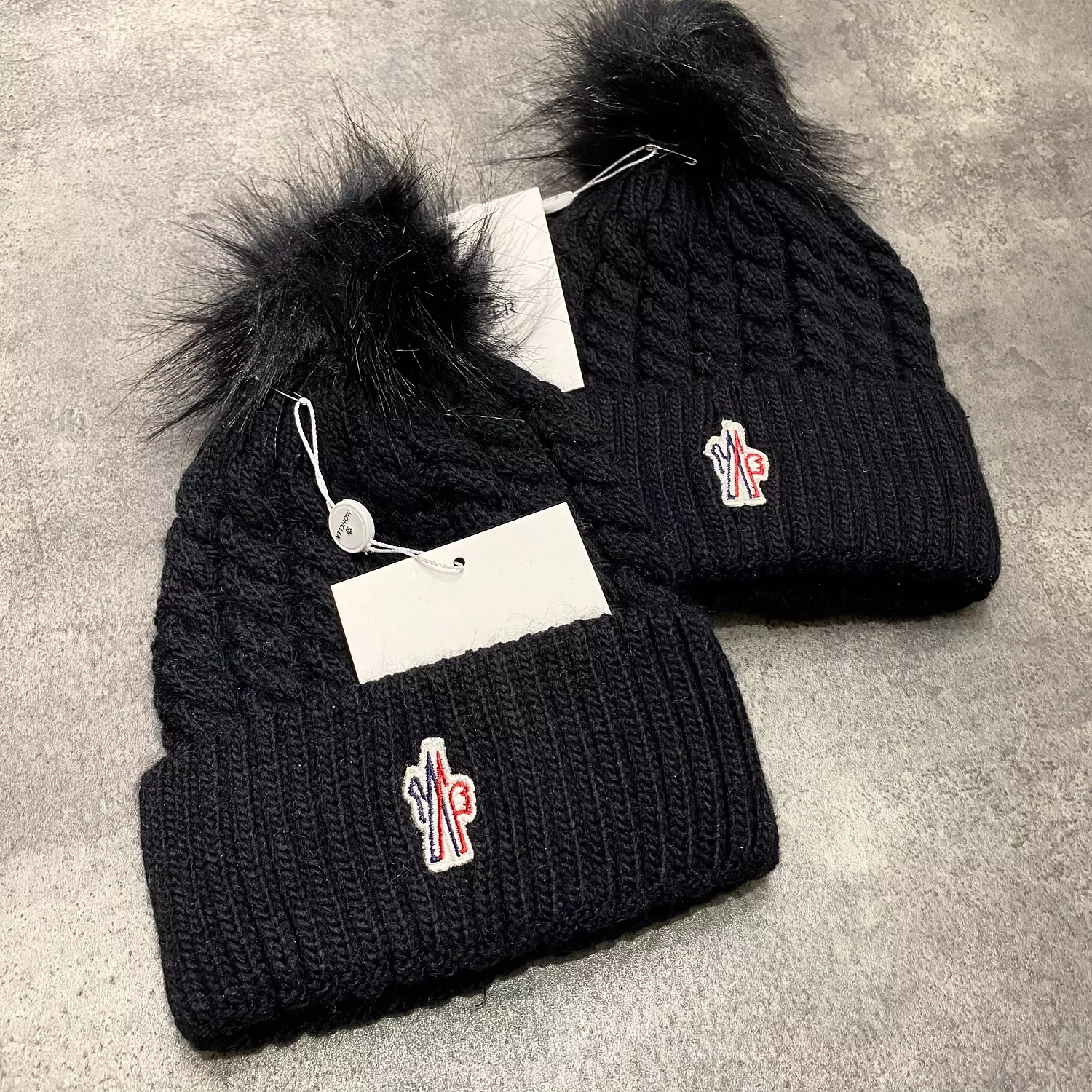 Moncler Grenoble Pompom Beanie-297YW BLACK image