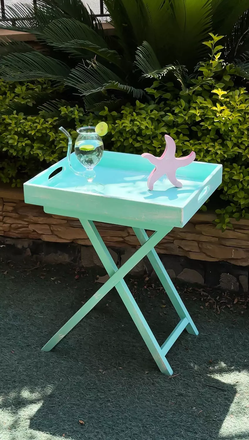 minty side table image