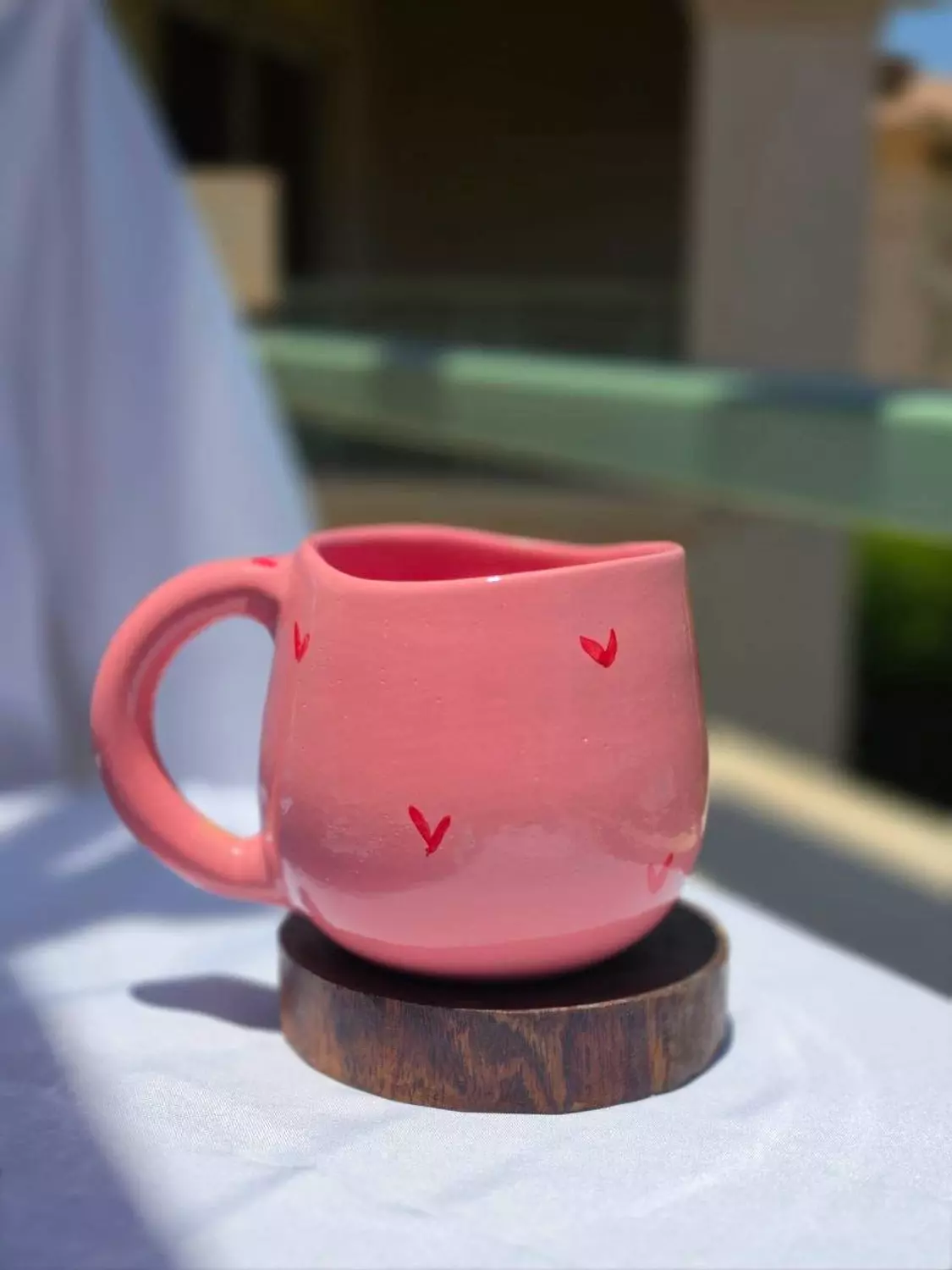 Pink Hearts mug 3