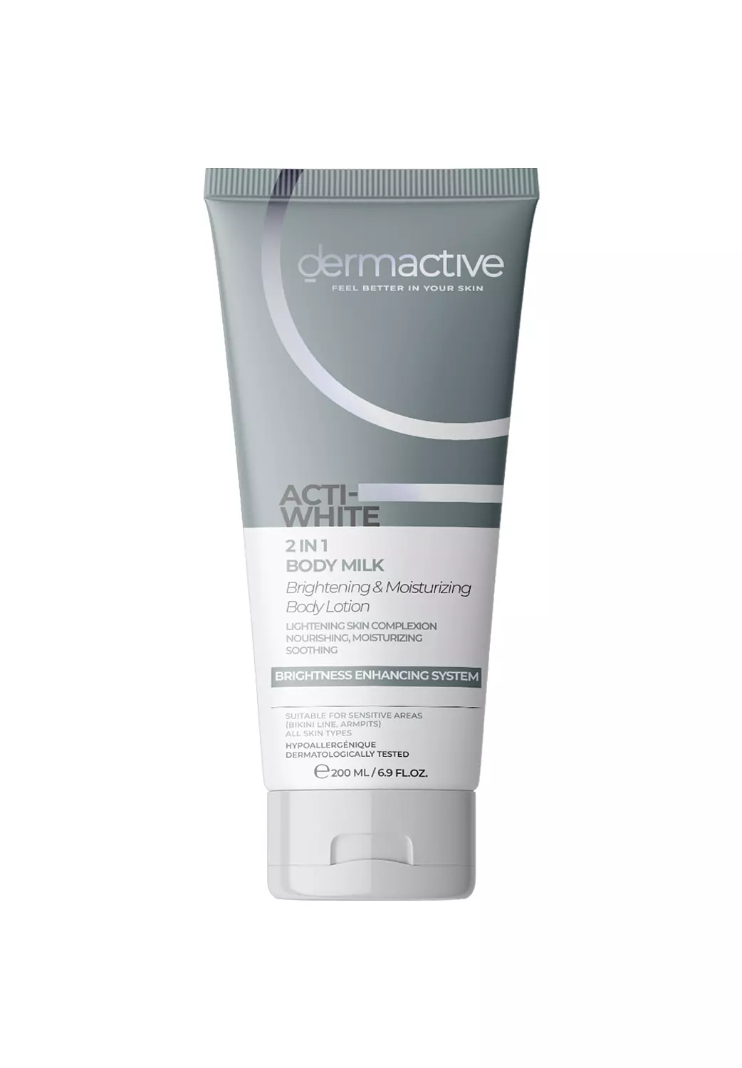 Dermactive ACTI-WHITE 2 in1 Body Milk - 200 ml image