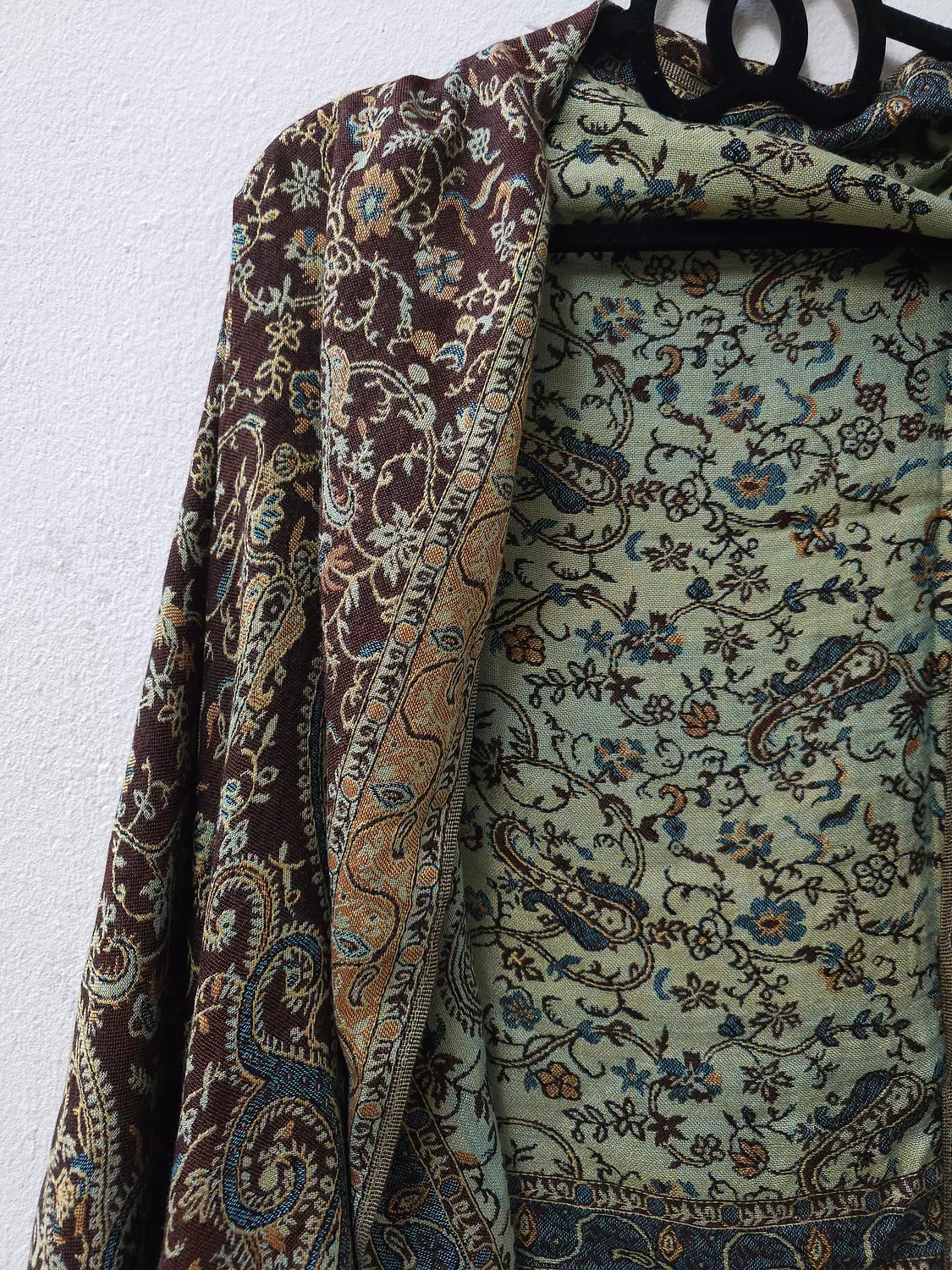 brown/green Pashmina  hover image
