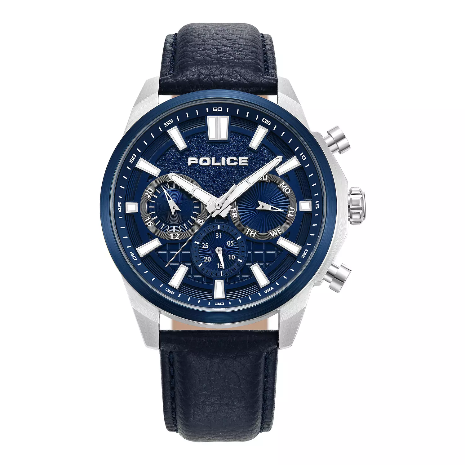 Police PEWJF0021041 Rangy Multifunction Mens Wrist Watch with Stainless Steel Case, 44x50.5mm image