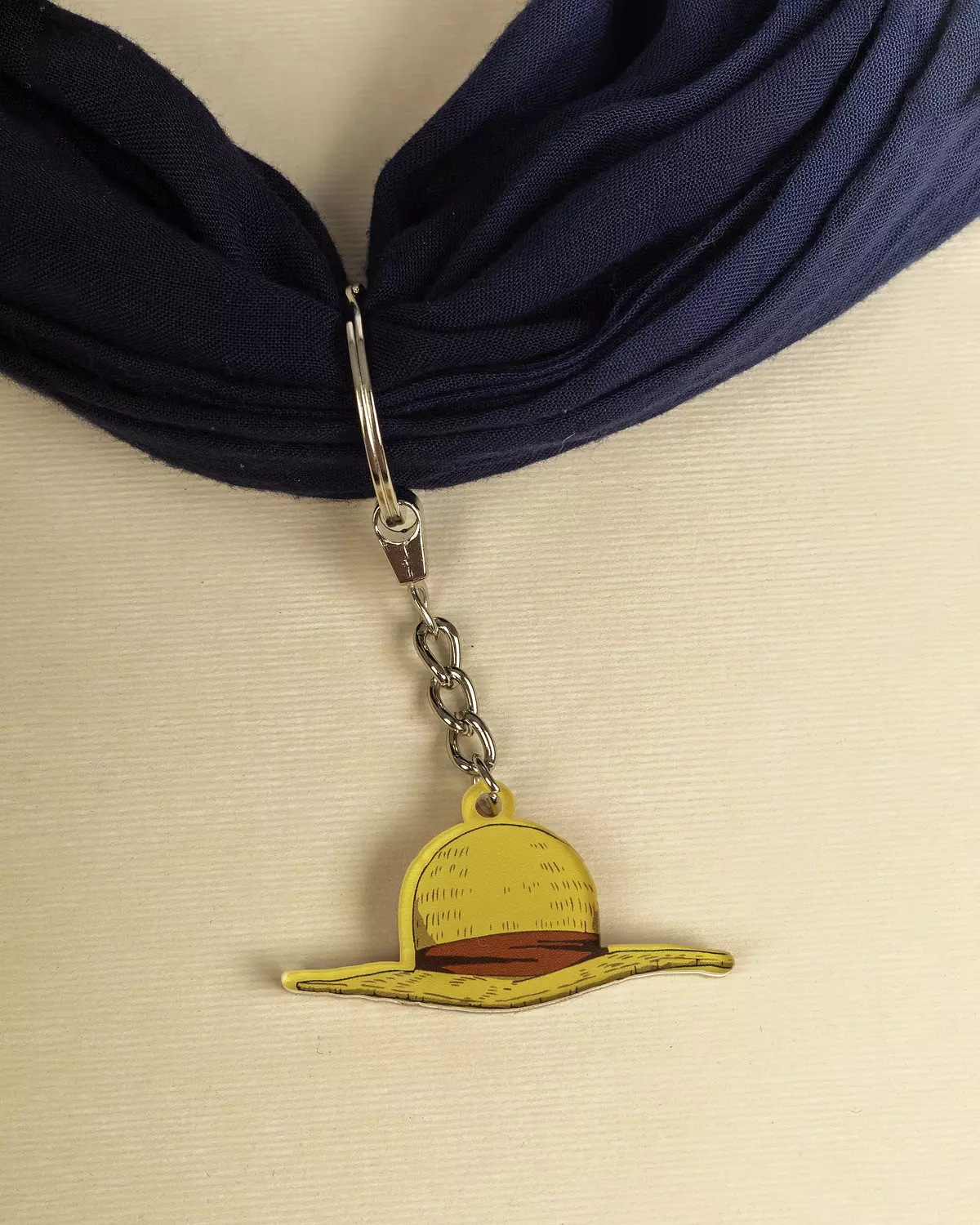 Luffi hat acrylic keychain image