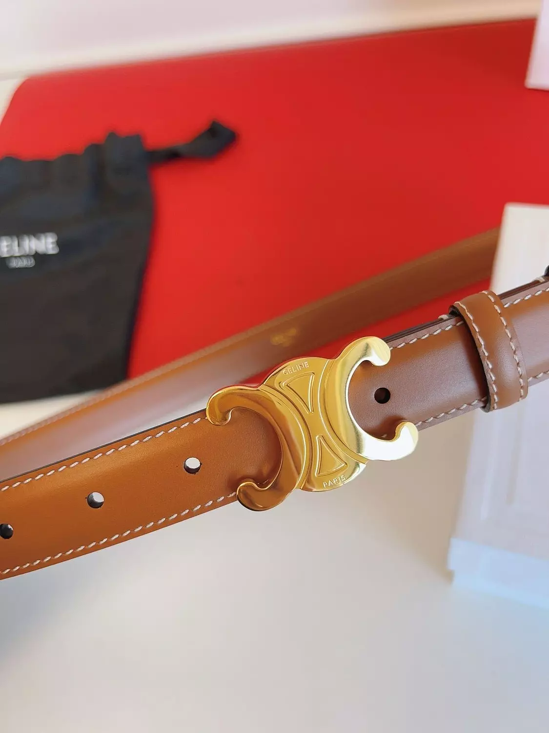 Celine Belt Camel image