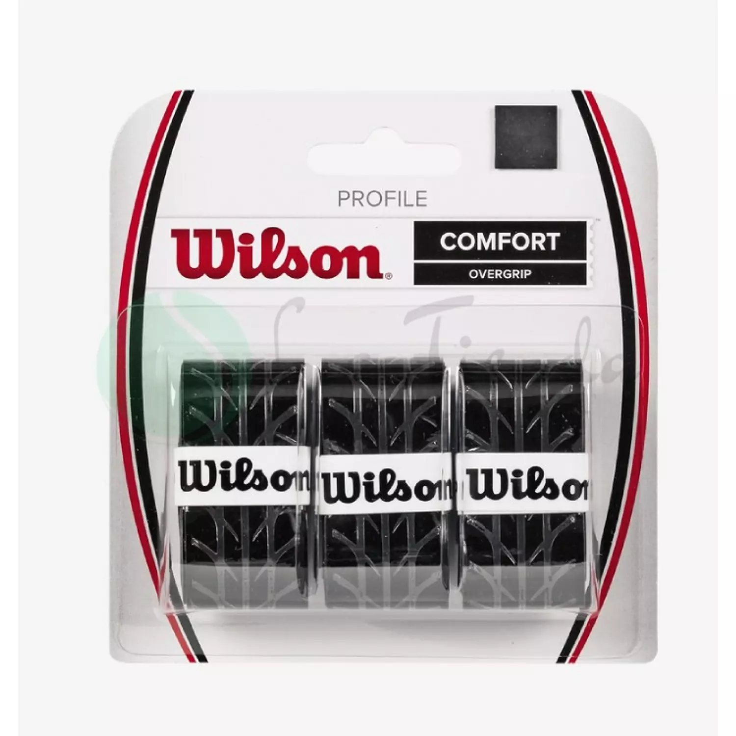 Wilson Profile Black Overgrip (Pack of 3) image