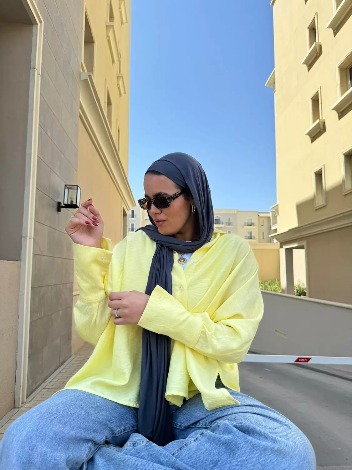 Butter yellow Summer blouse image