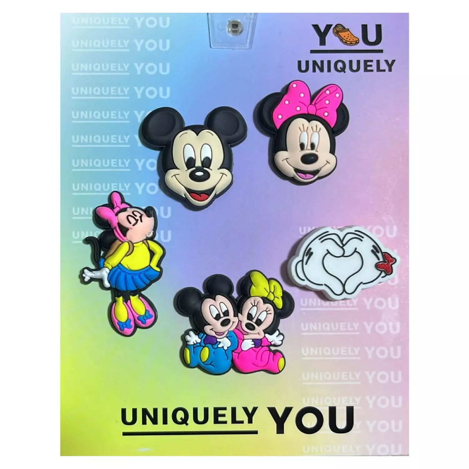 Mickey&Minnie Mouse Jibbitz Card image