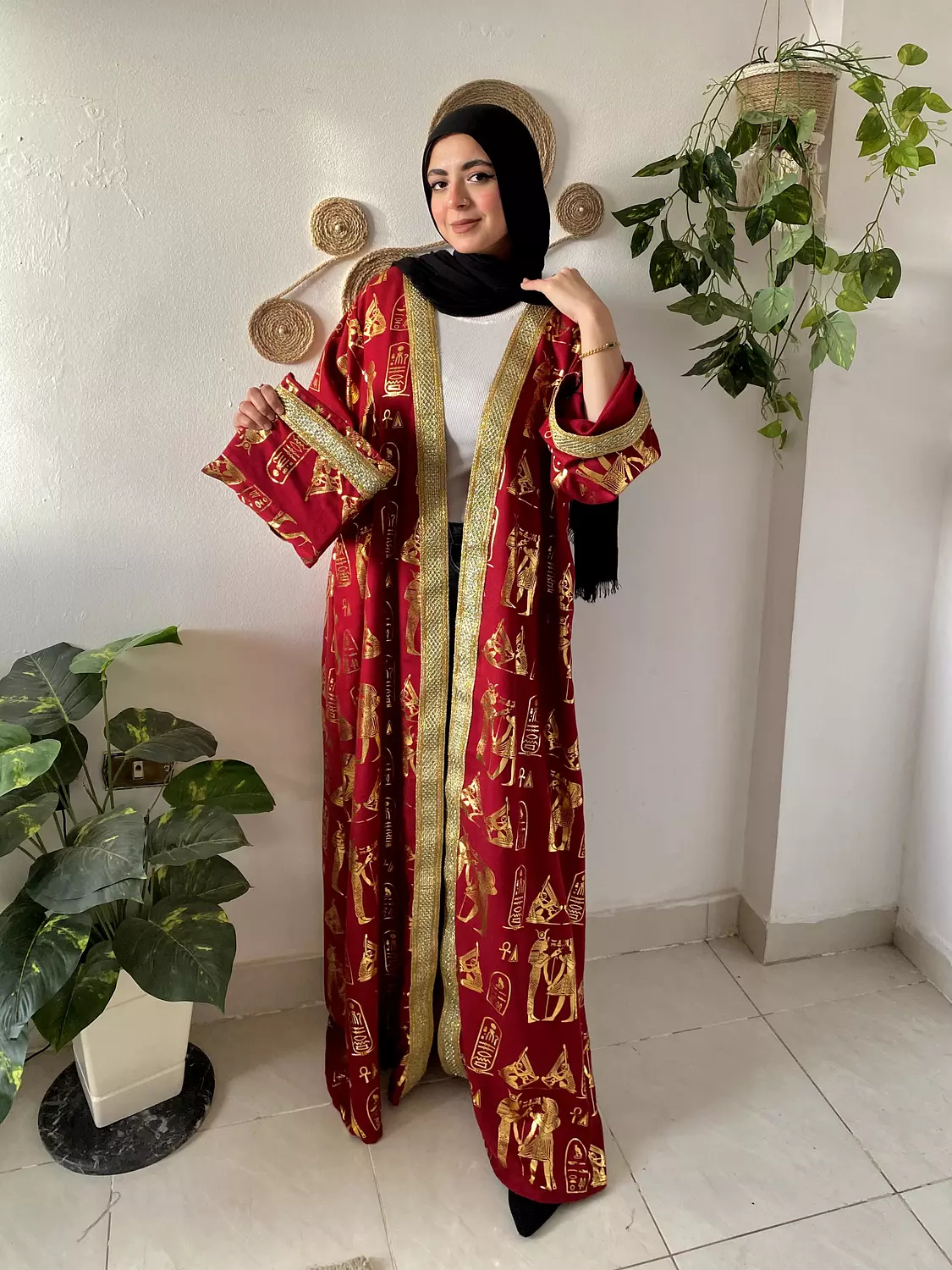 Pharaonic kofttan with Golden Signature come with Belt and clutch 2