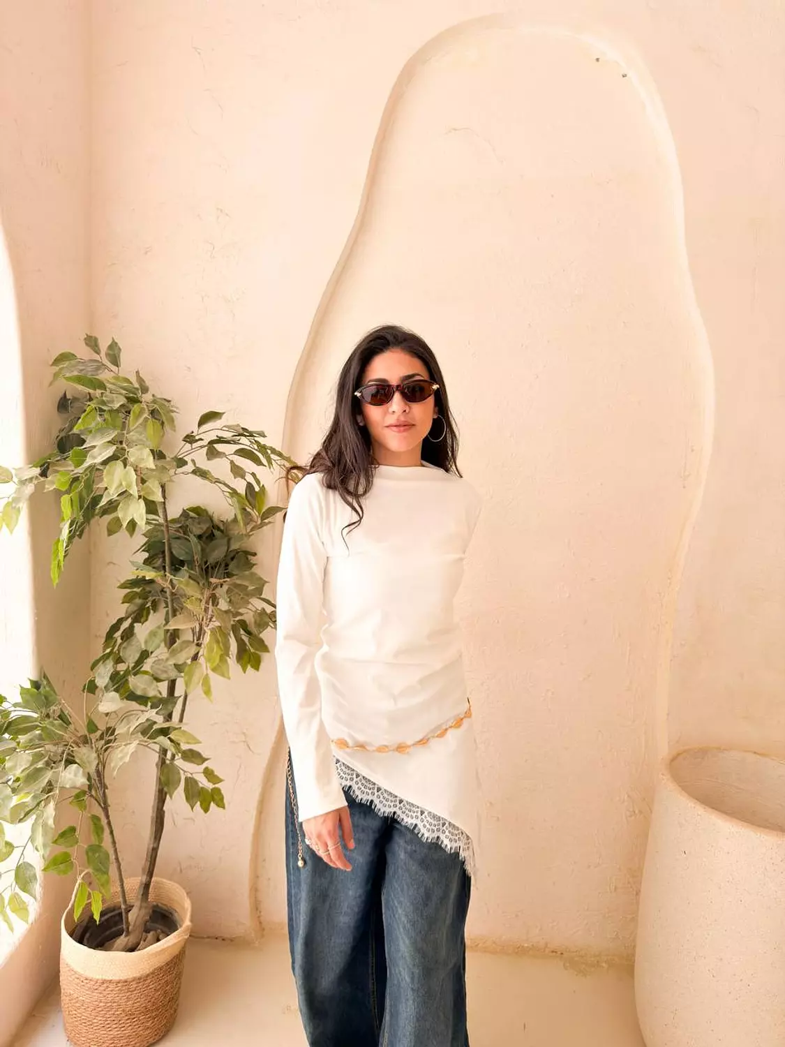 Lace Asymmetric Top 7