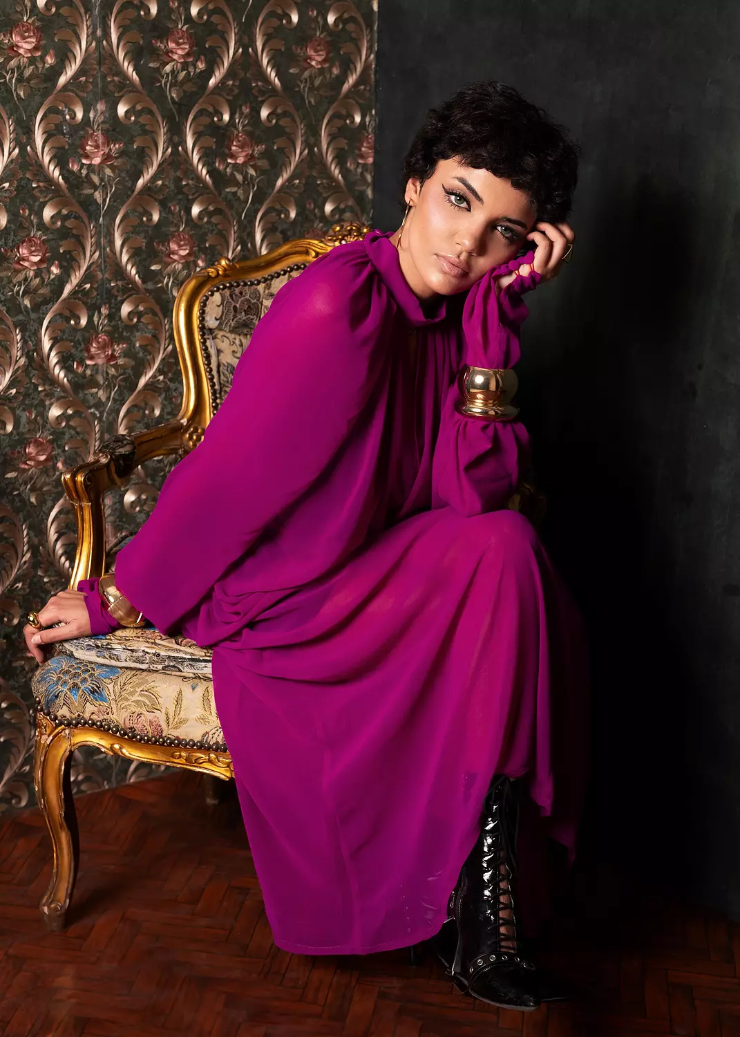 Laya Chiffon Dress image